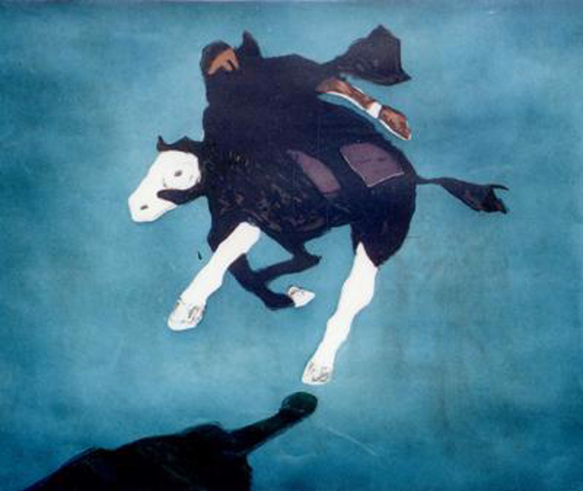 Galloping After Leigh by Fritz Scholder