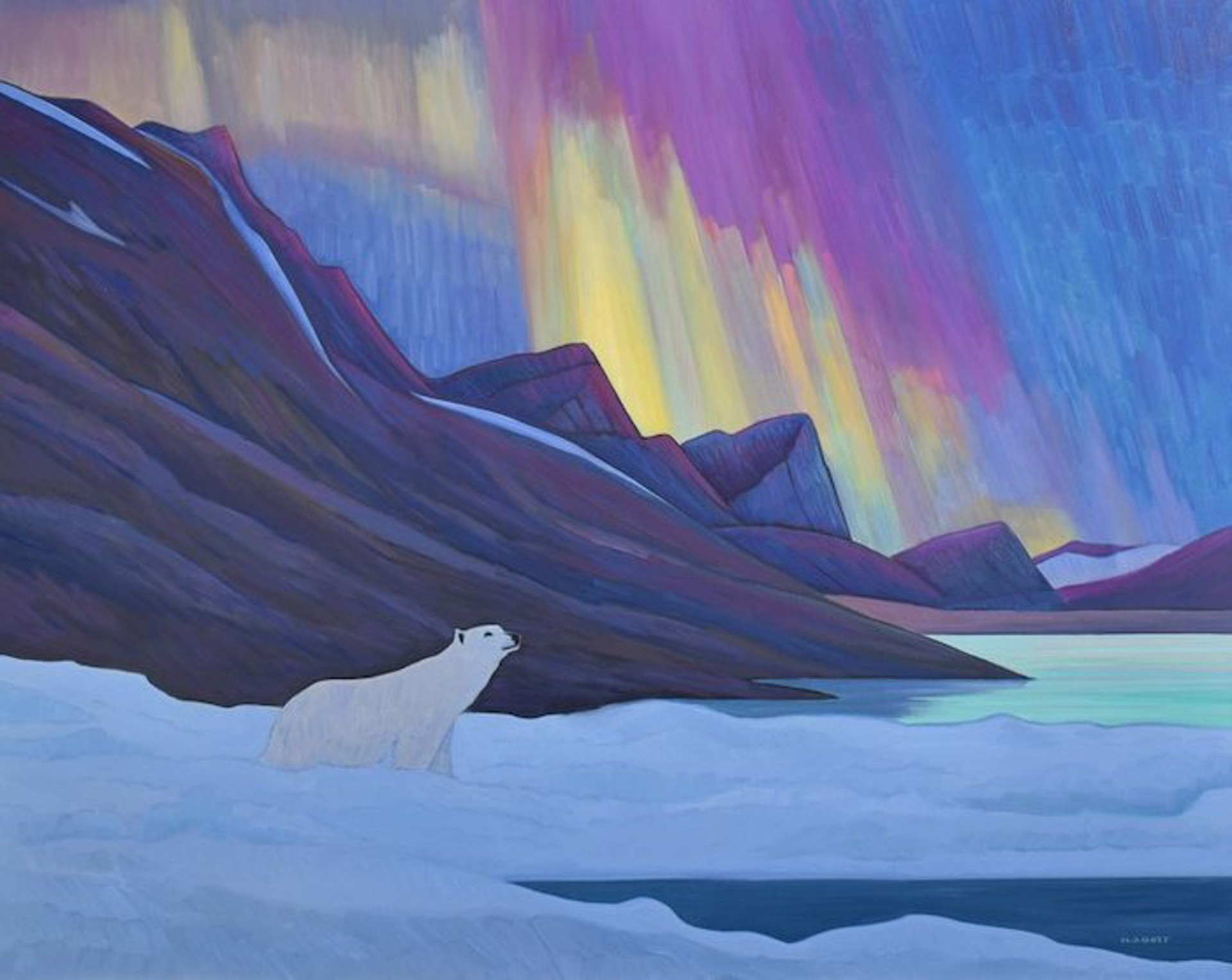 Blazing Polar Lights by Nicholas Bott
