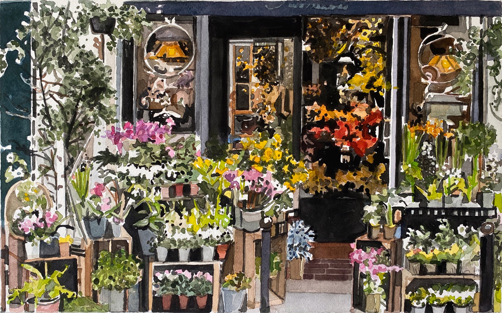 Flower Shop by Wilda Northrop