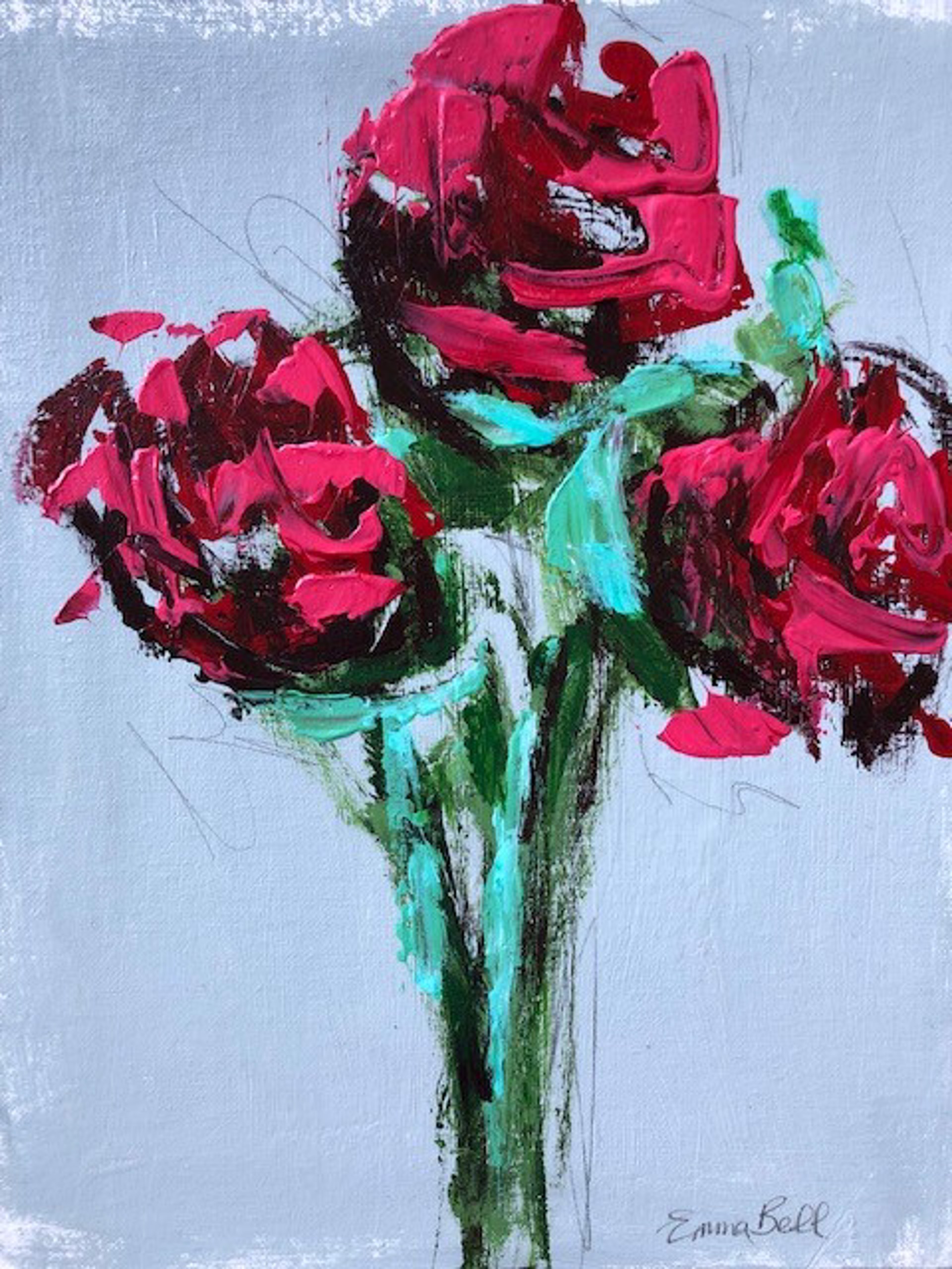 Valentine Roses #6 by Emma Bell