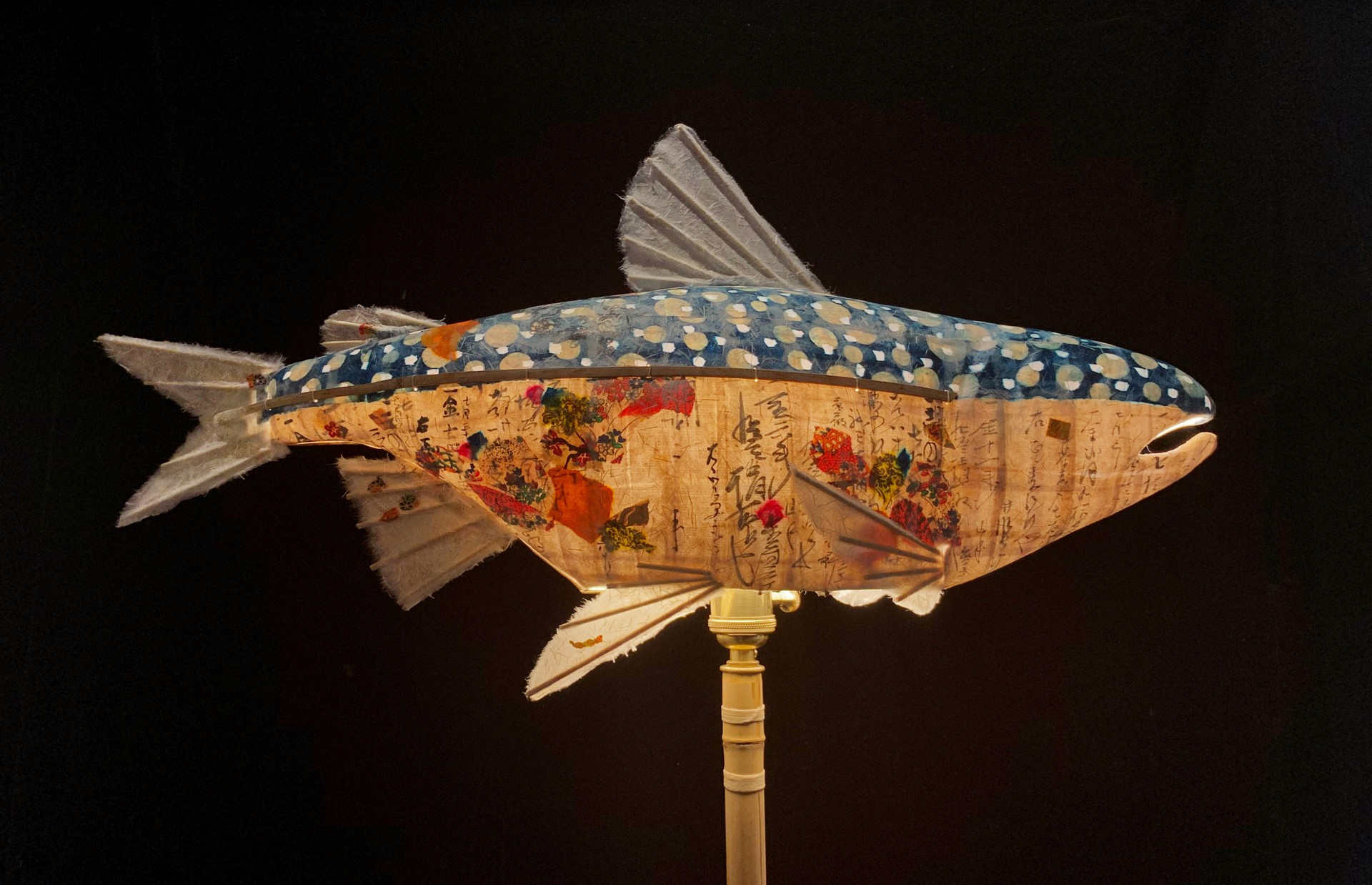 Blue Dusk Salmon by Elaine Hanowell