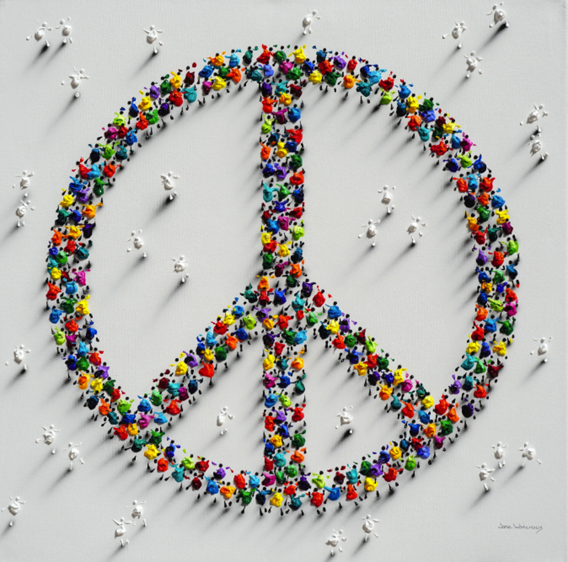 Peace Sign 4508 by Jane Waterous
