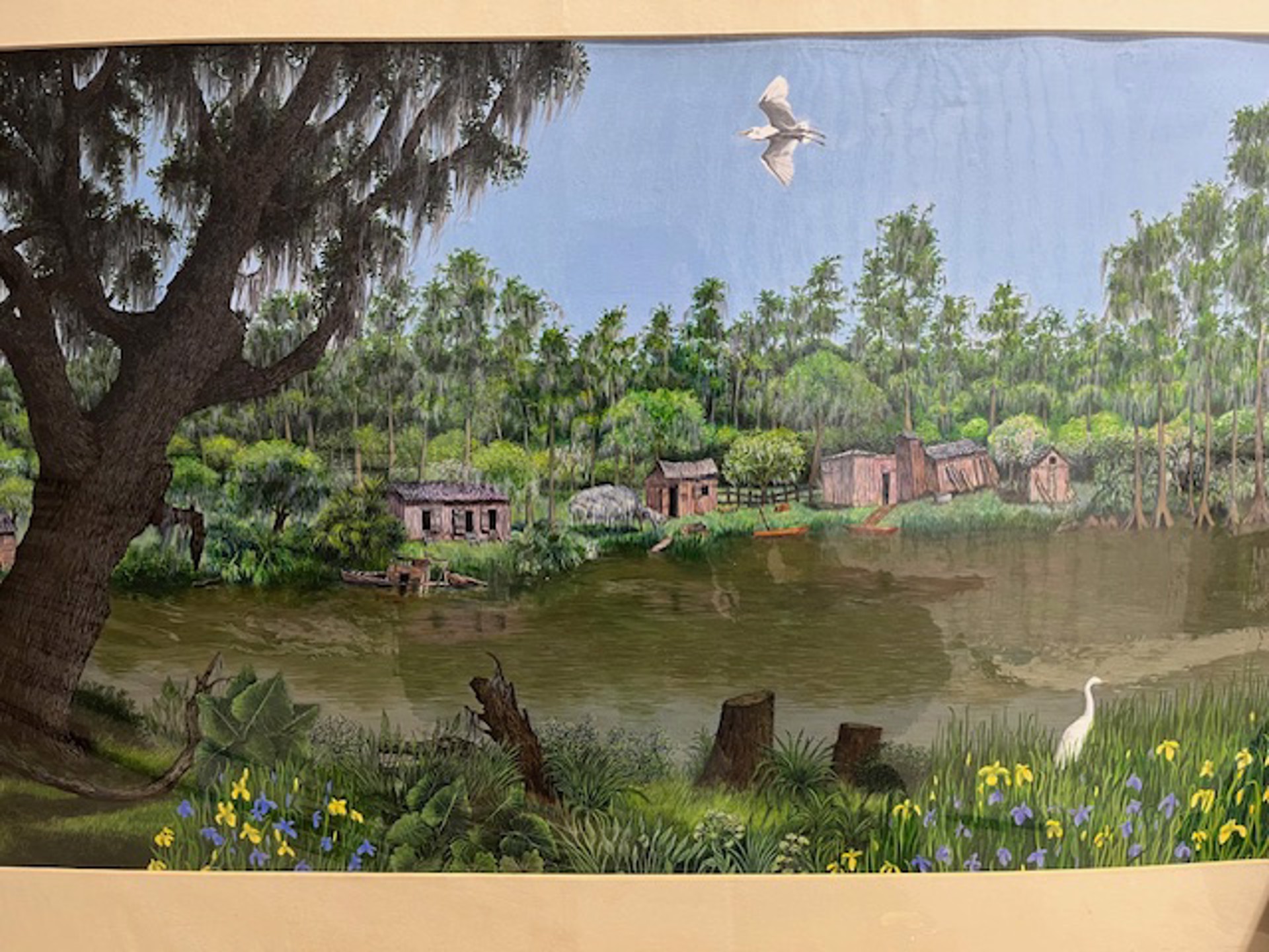 Swamp Scene by Shirley Rabe' Masinter