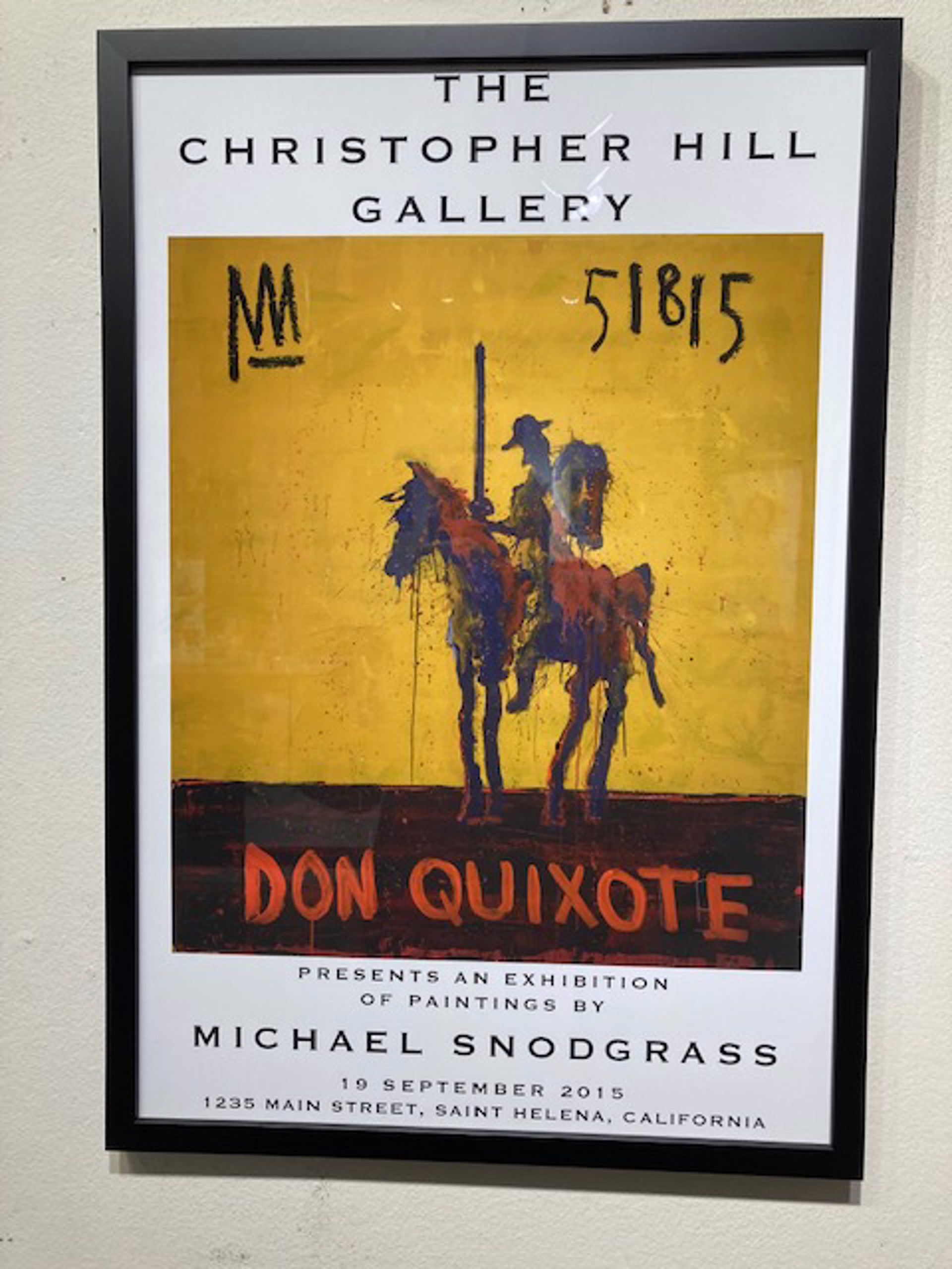 Don Quixote 5.18.15 Showcase Poster by Michael Snodgrass