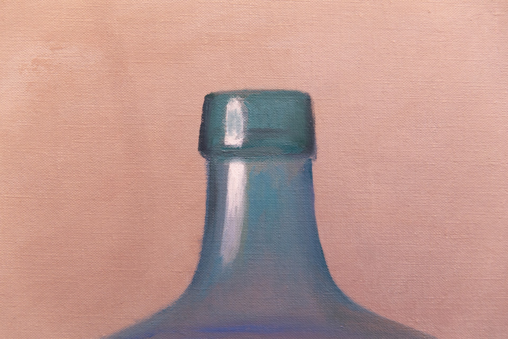 Arrangement with a Clear Glass Bottle by Robert Douglas Hunter