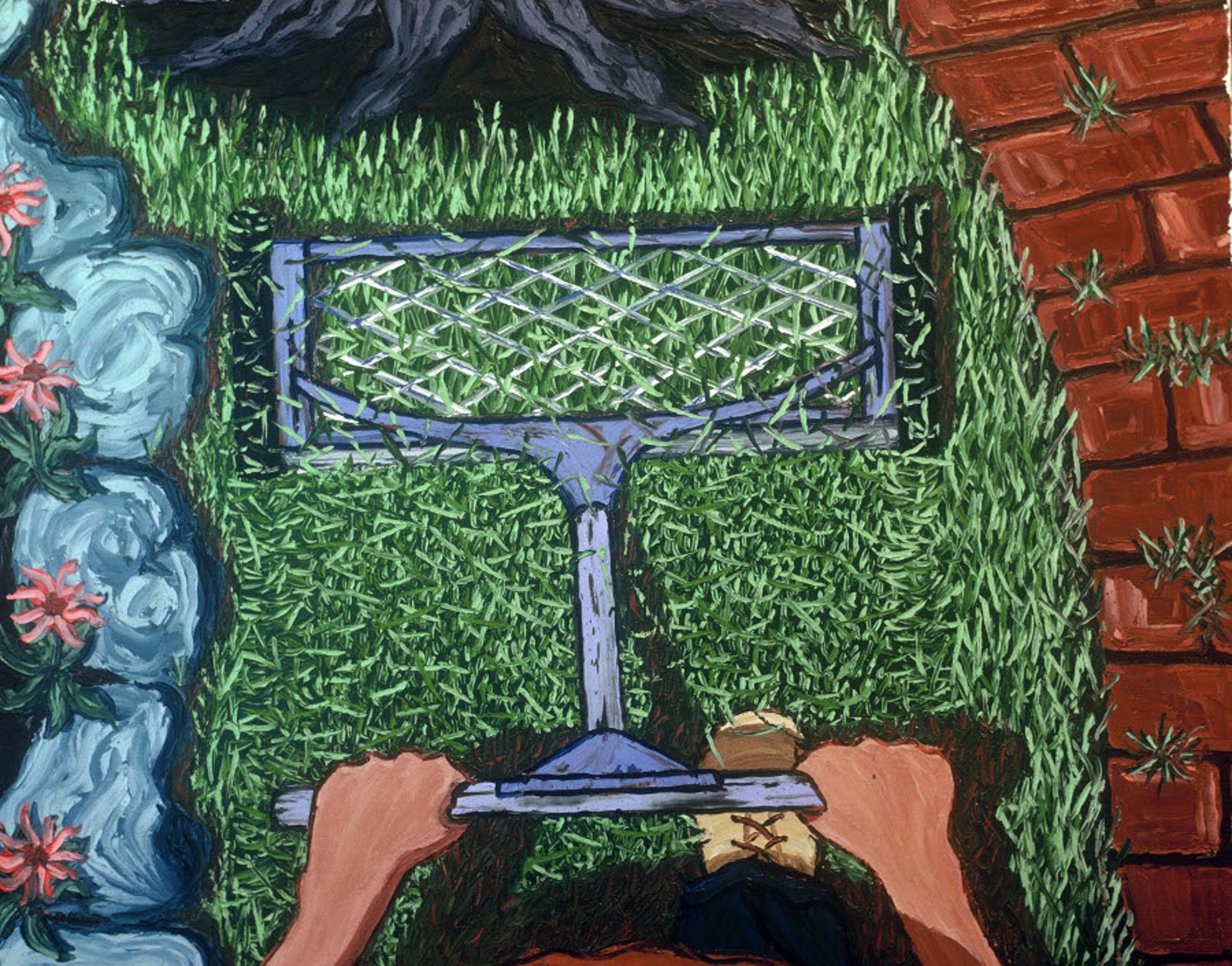Mowing the Moist Grass & Inhaling Its Redolent Vapors 4_28_1983 by Gregory Horndeski