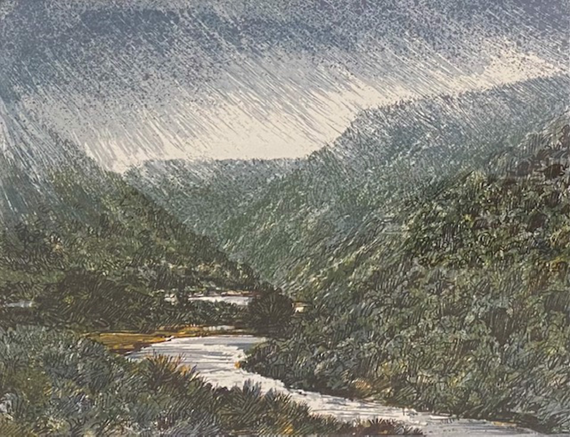 Sullen River Gorge by Leon Loughridge