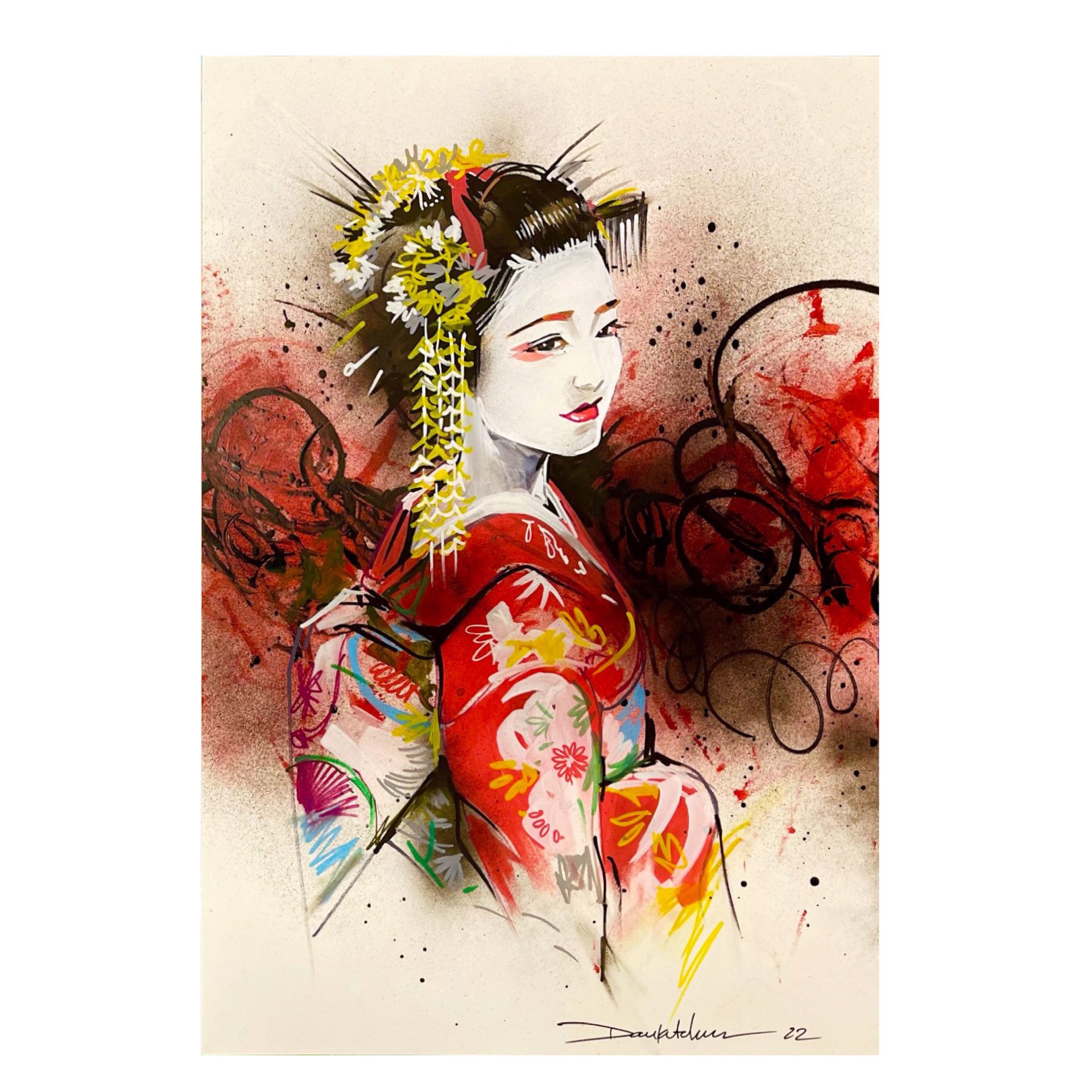 Geisha Red by Dan Kitchener