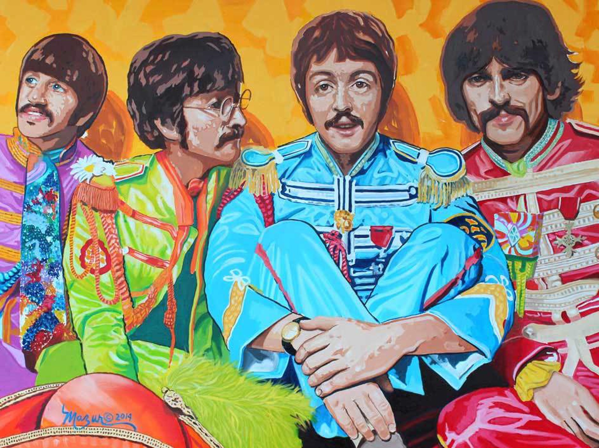 The Beatles - Sgt. Pepper by Ruby Mazur