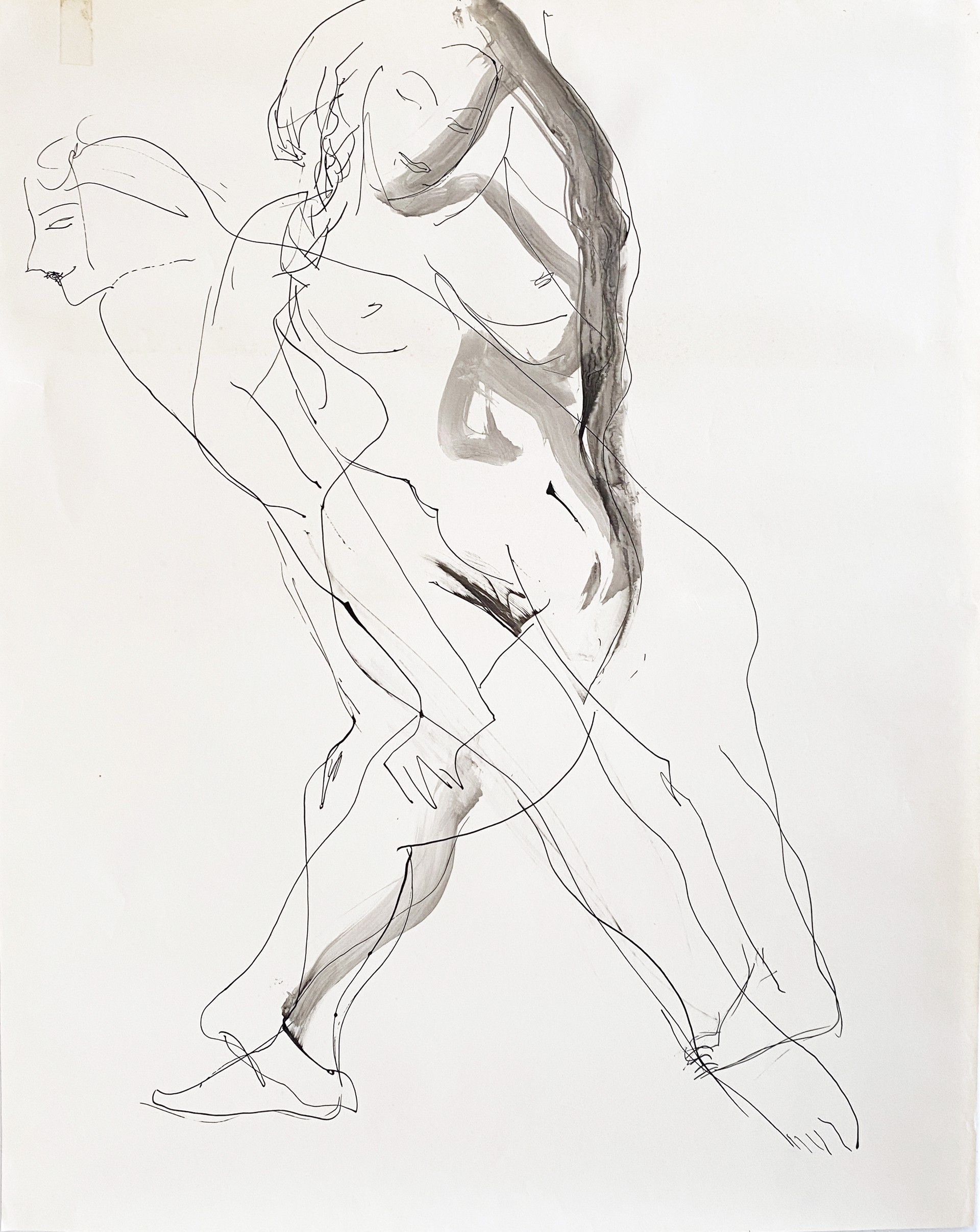 Nude Transposed by Gertrude Barnstone