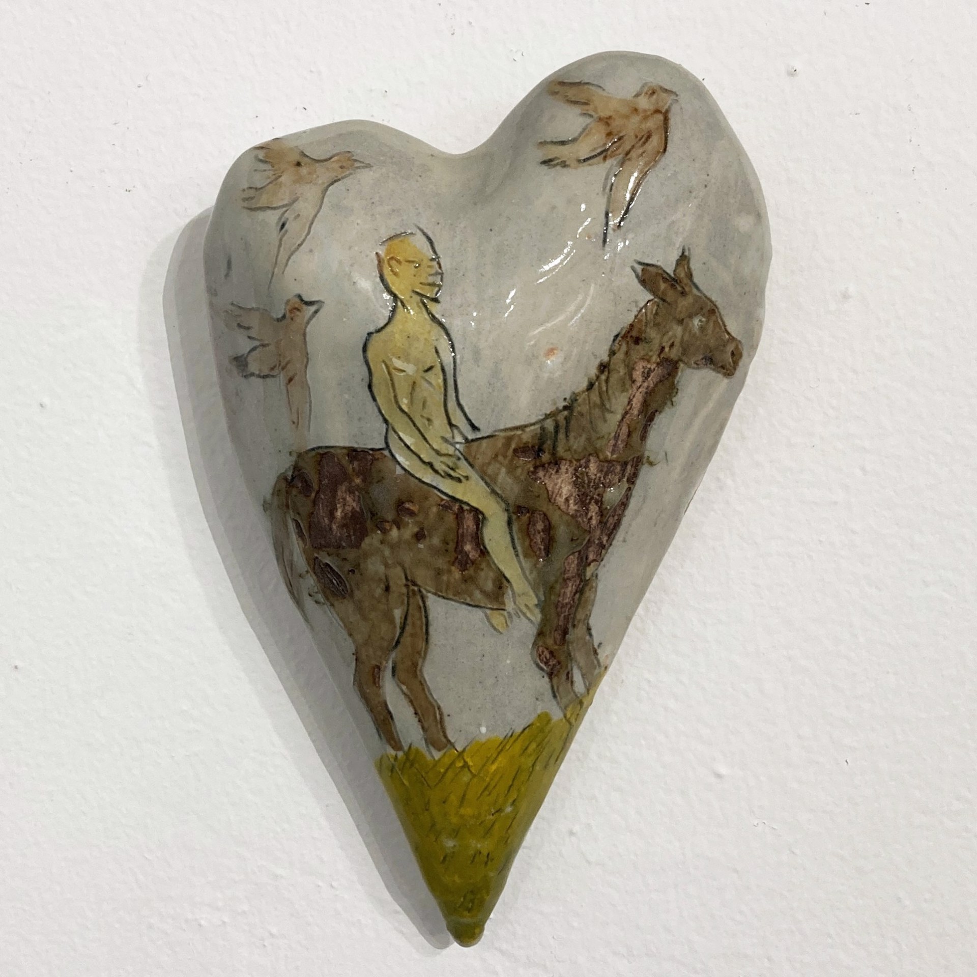 Horse & Birds Heart by Julius Forzano