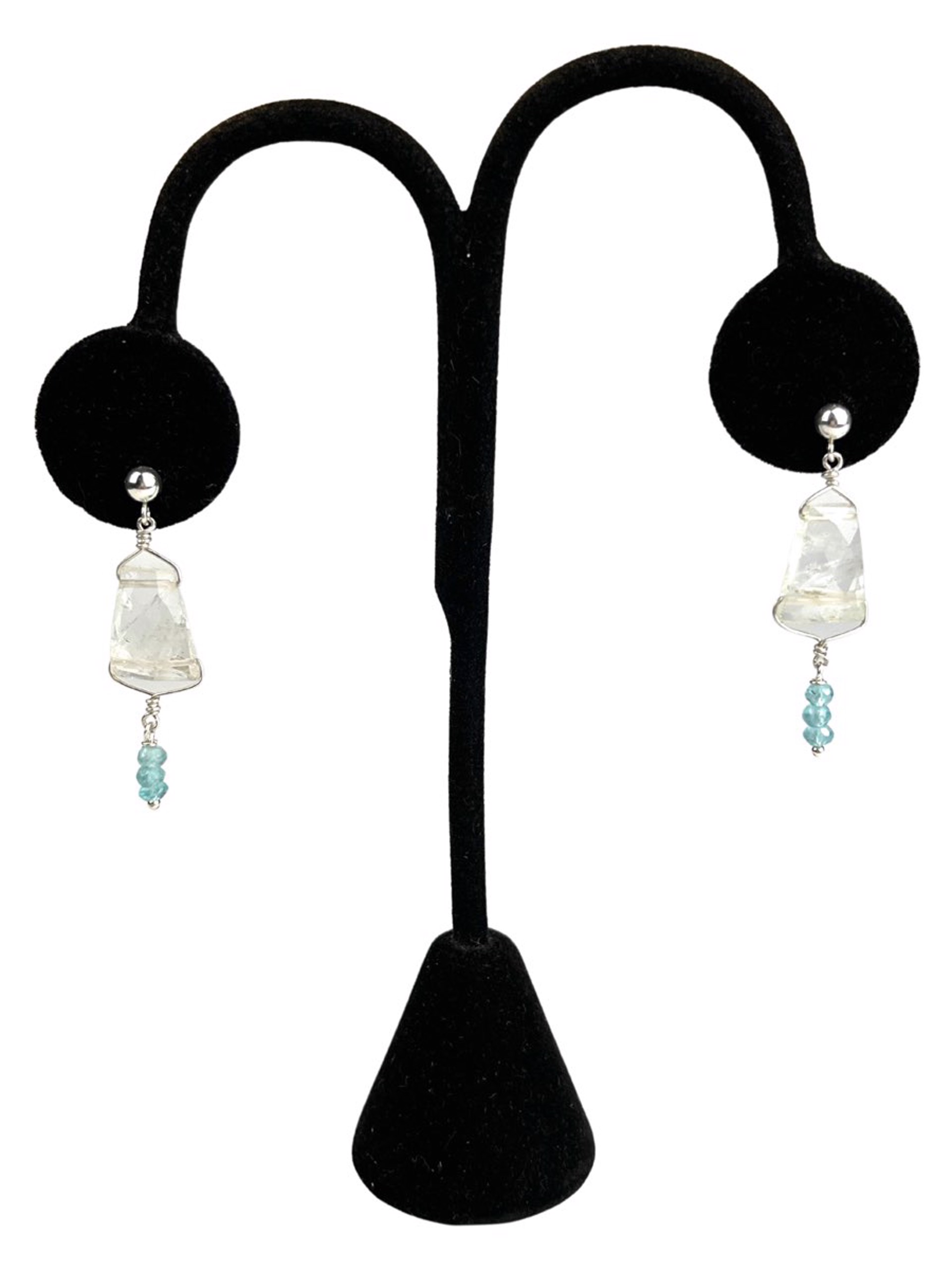 Aquamarine Earrings by Nola Smodic
