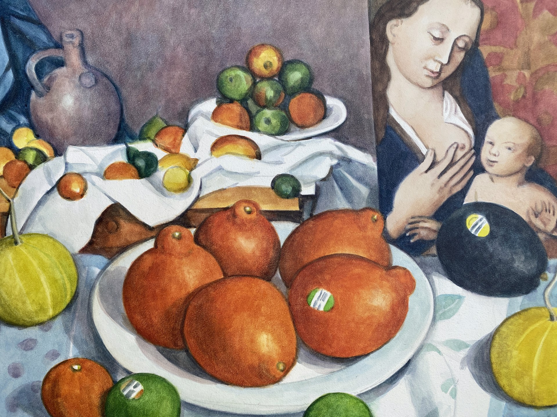 Cezanne, Dieric Bouts and a Plate of Tangelos by Tim Schiffer