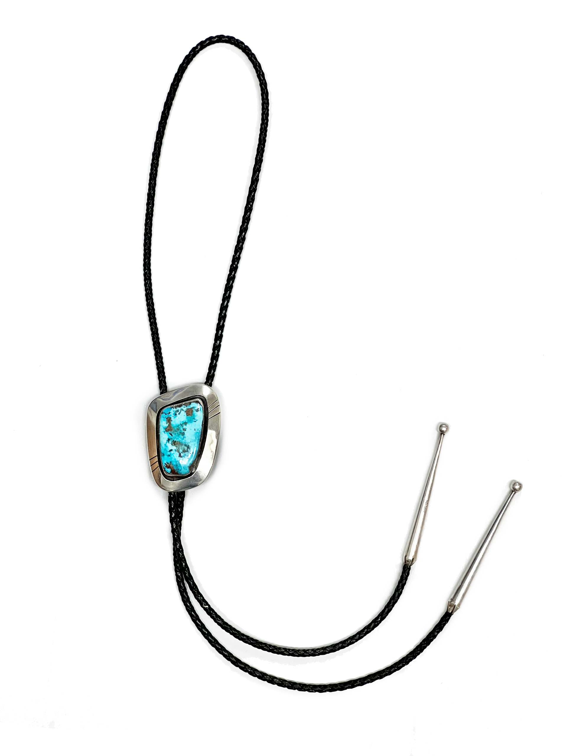 Silver and Turquoise Bolo by Vintage Native American Jewelry