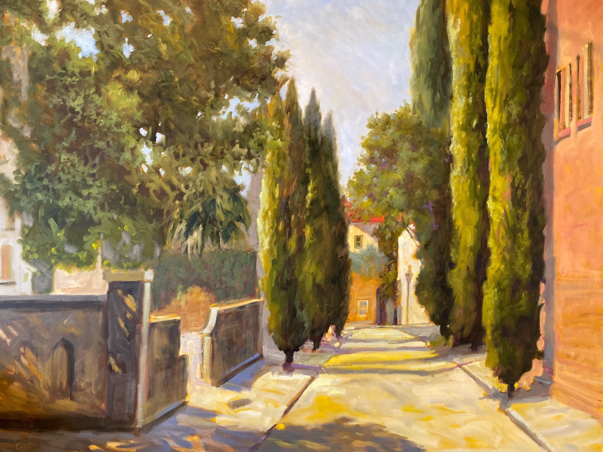 Cypress on St. Michael's Alley by Laurie Meyer