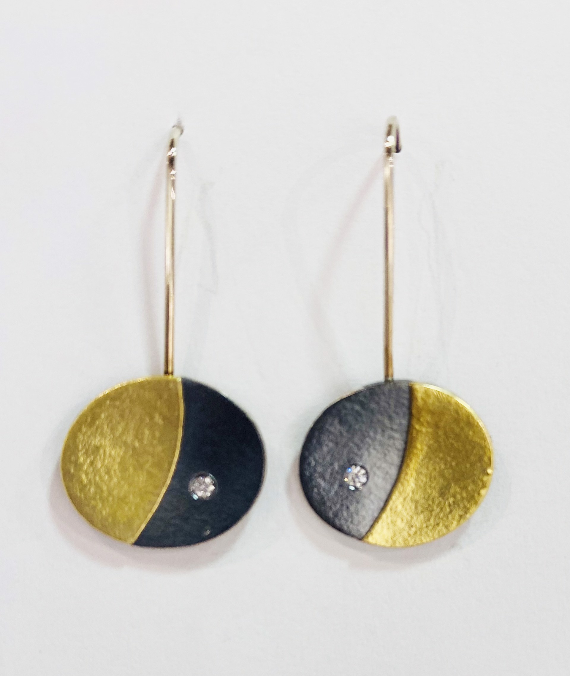 Moon Earrings by TOM MCGURRIN