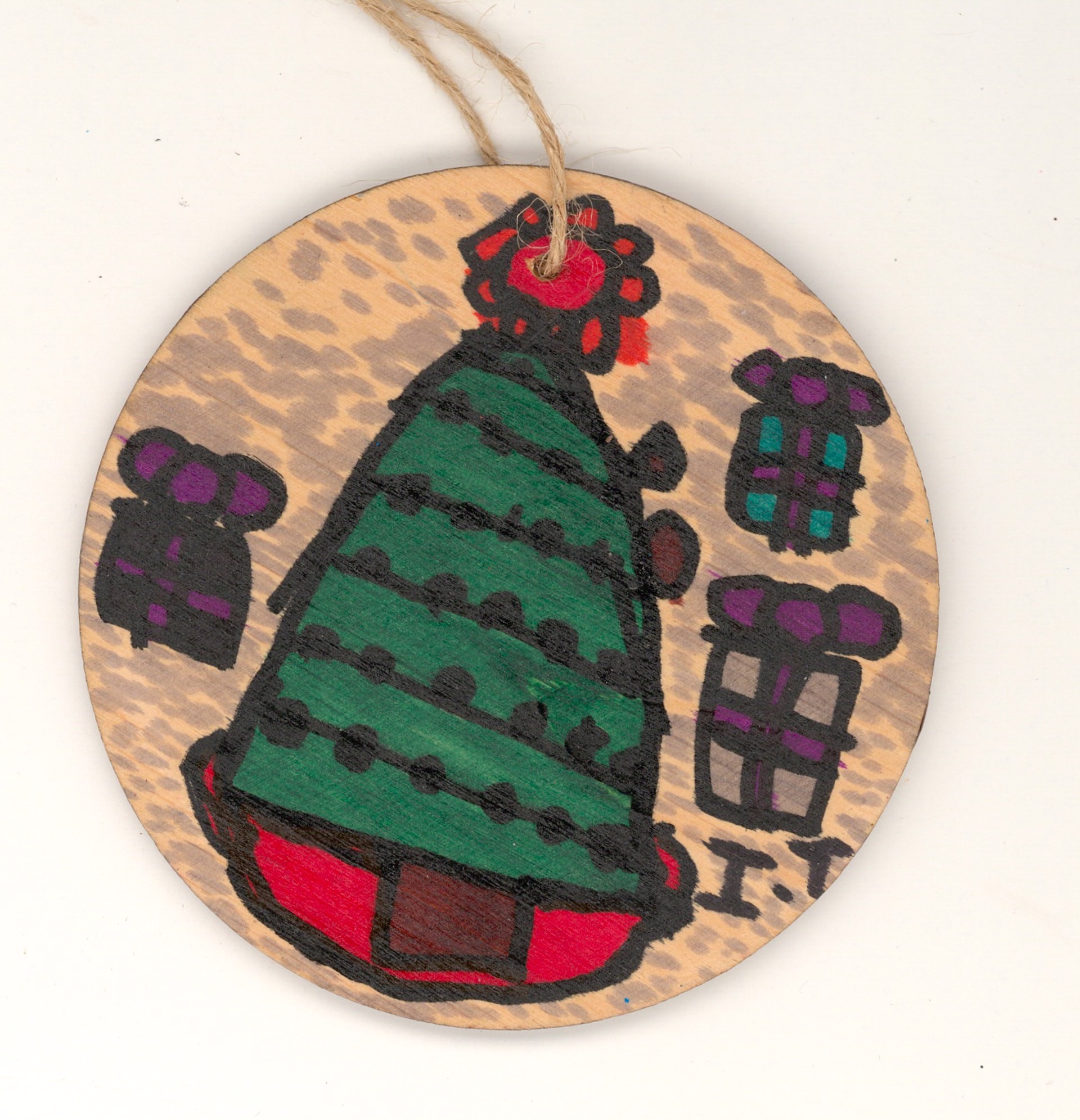 Tree/Candy Canes (ornament) by Imani Turner