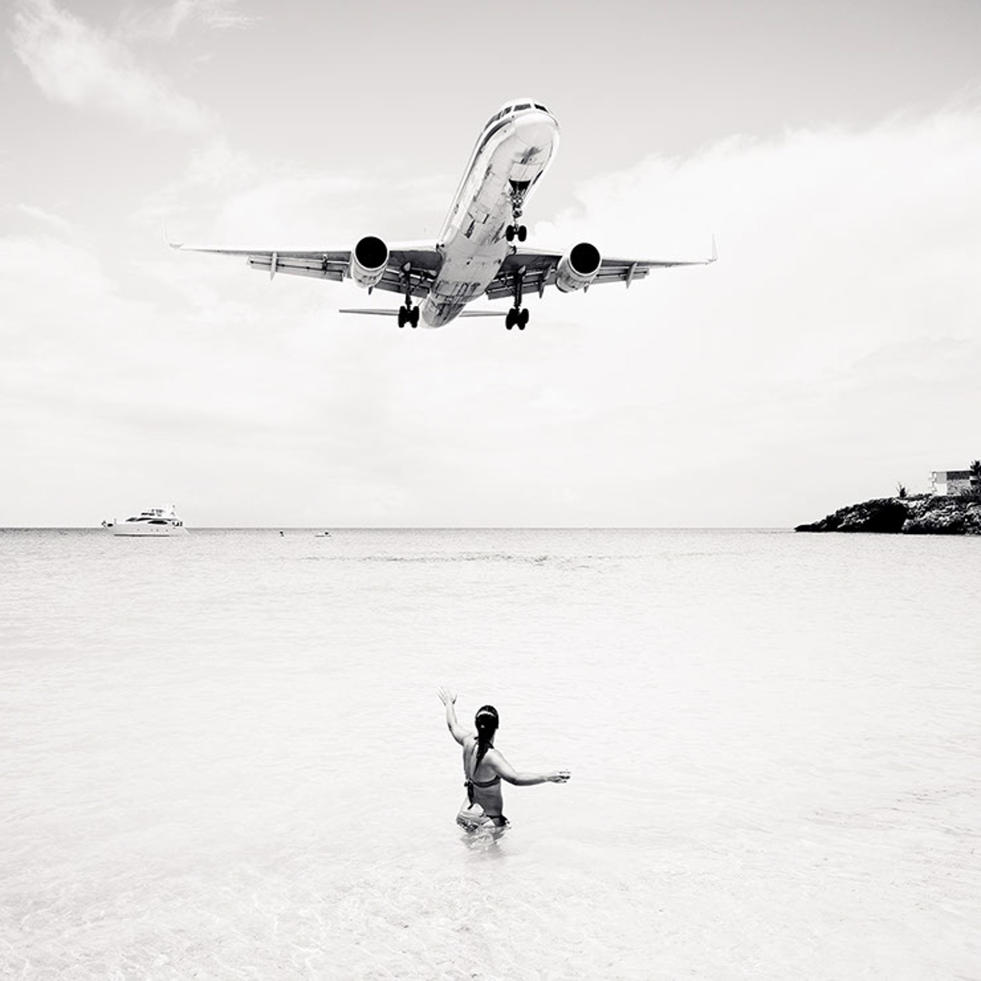 Jet Airliner #57, St. Maarten by Josef Hoflehner