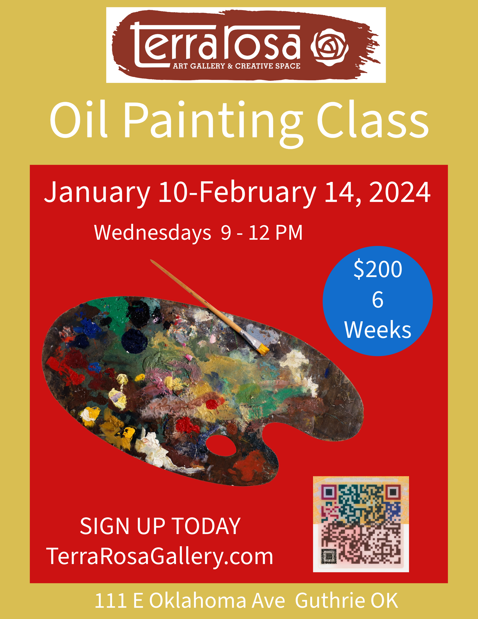 Oil Painting January 10 - Feb 14, 2024 by Gaylon Thompson