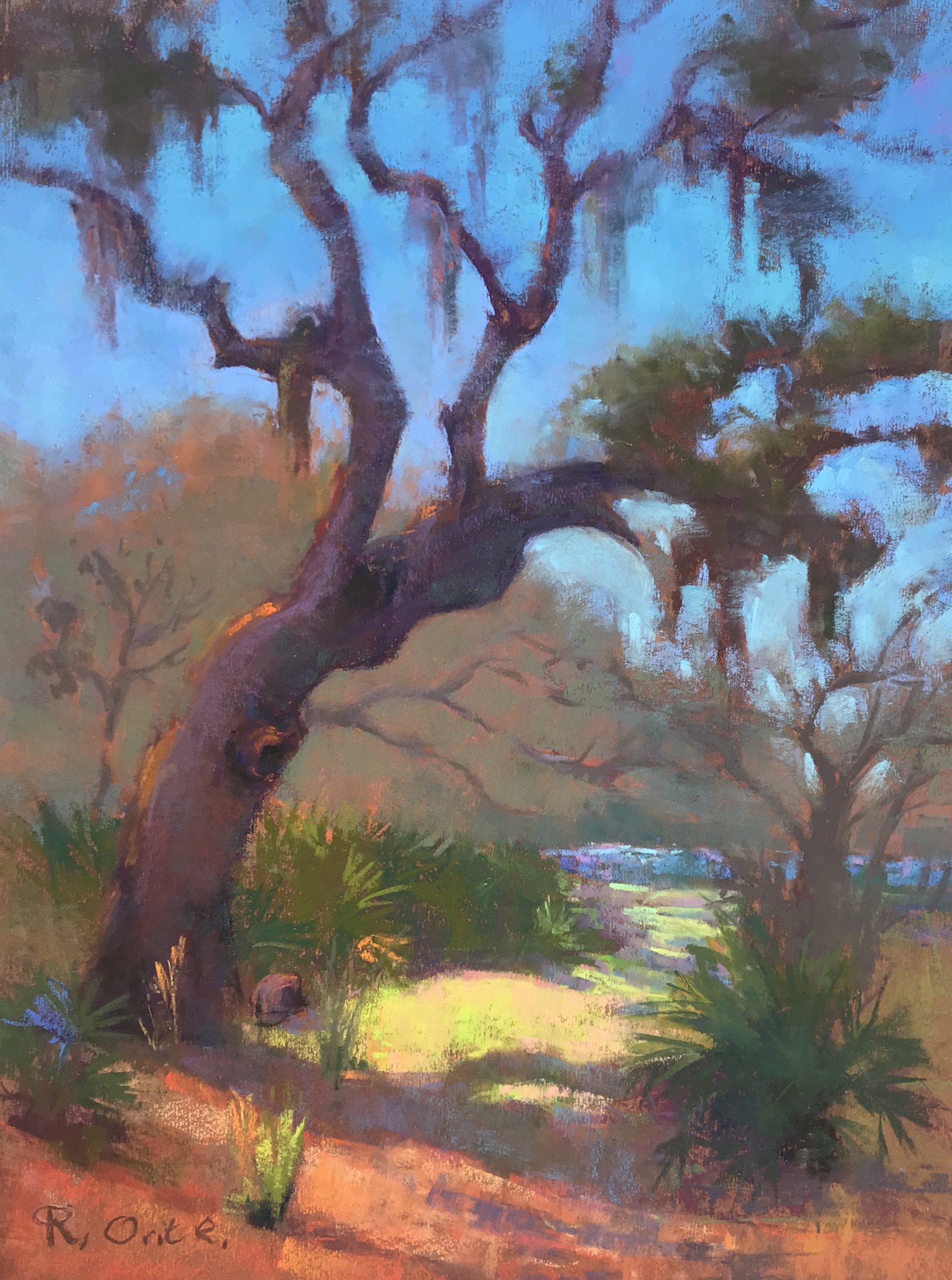 Leaning Oak by Orit Reuben