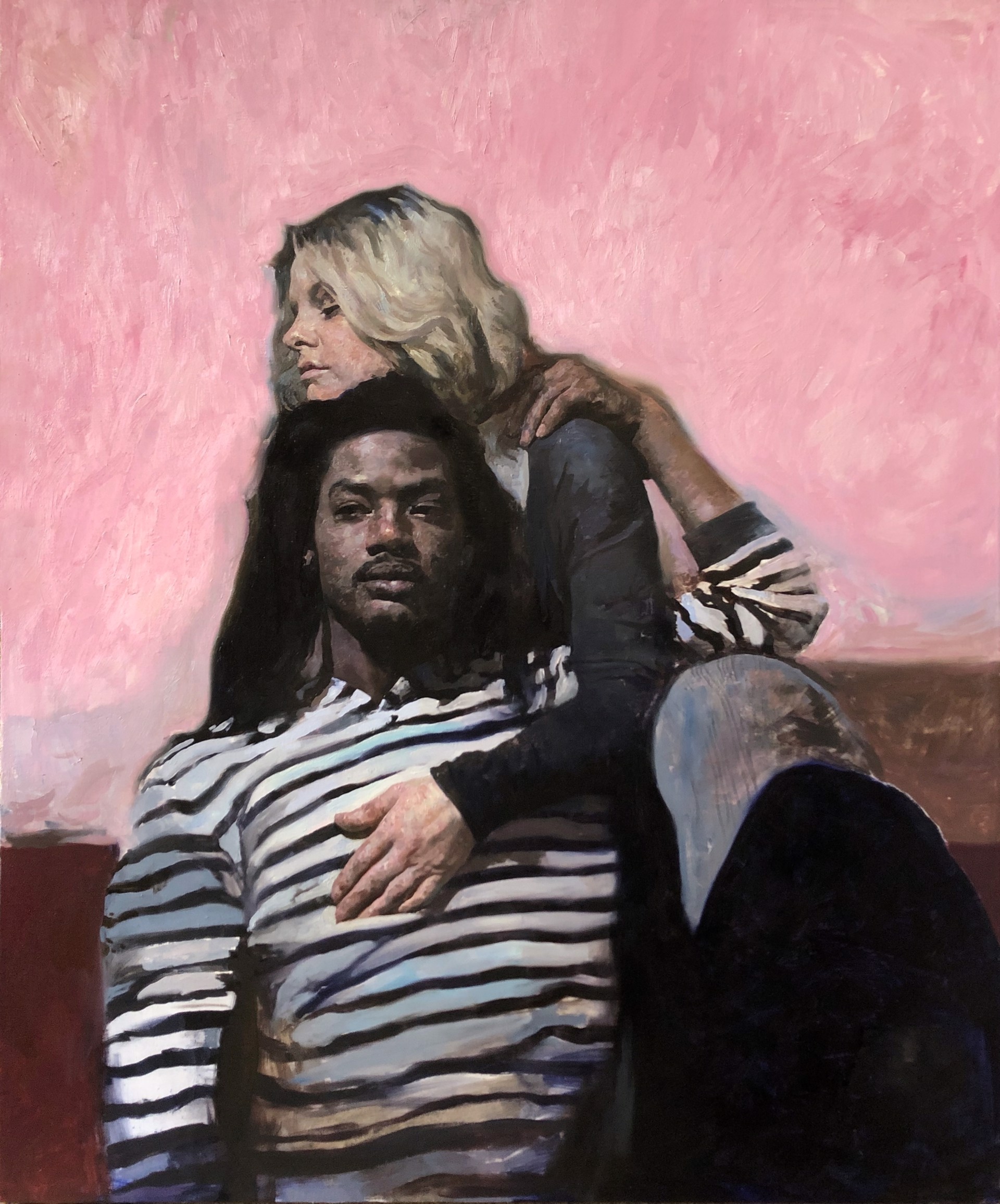 Susan and Quan in the Pink Room by Hollis Dunlap