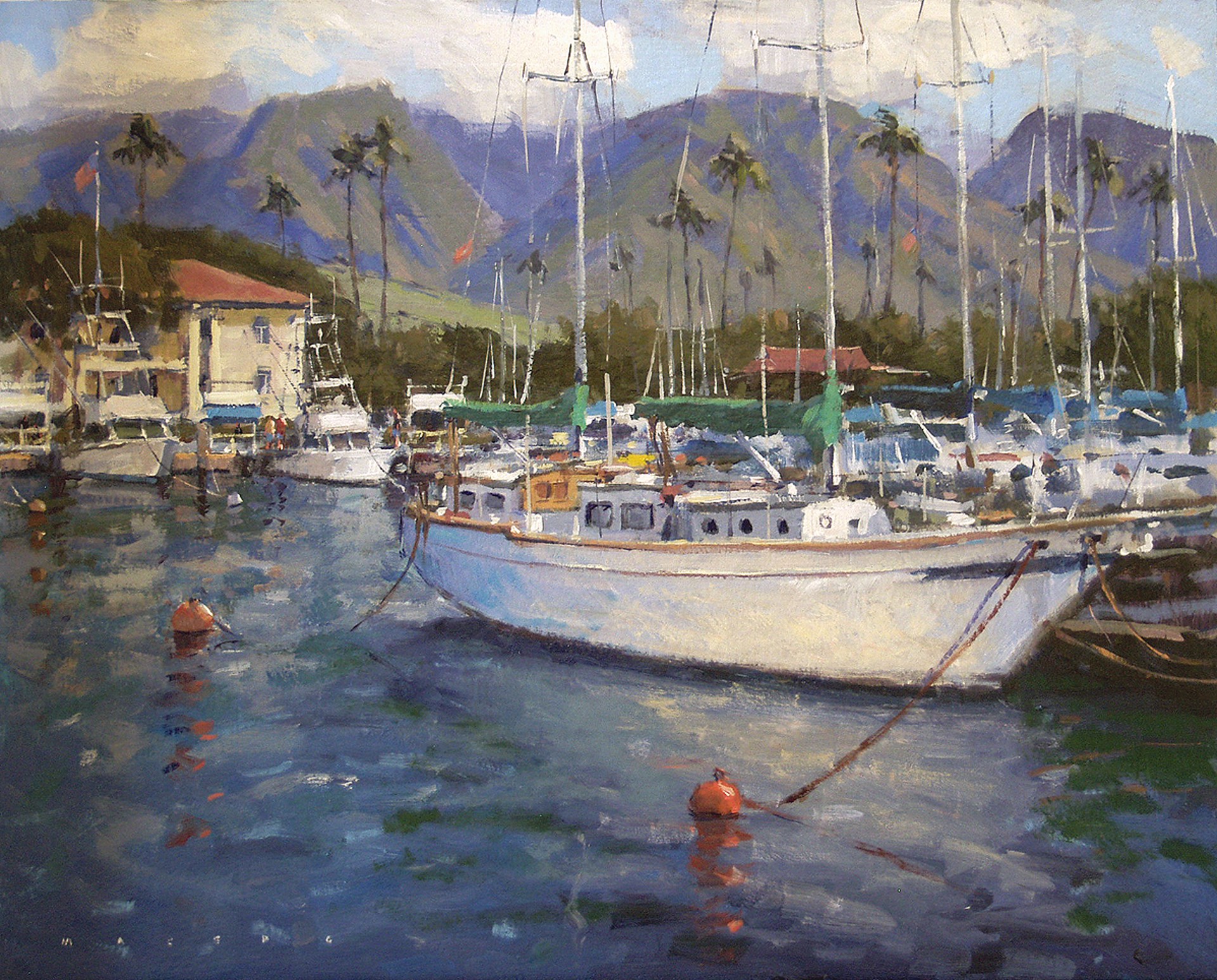 Lahaina Docks  - Lahaina Harbor by Ronaldo Macedo