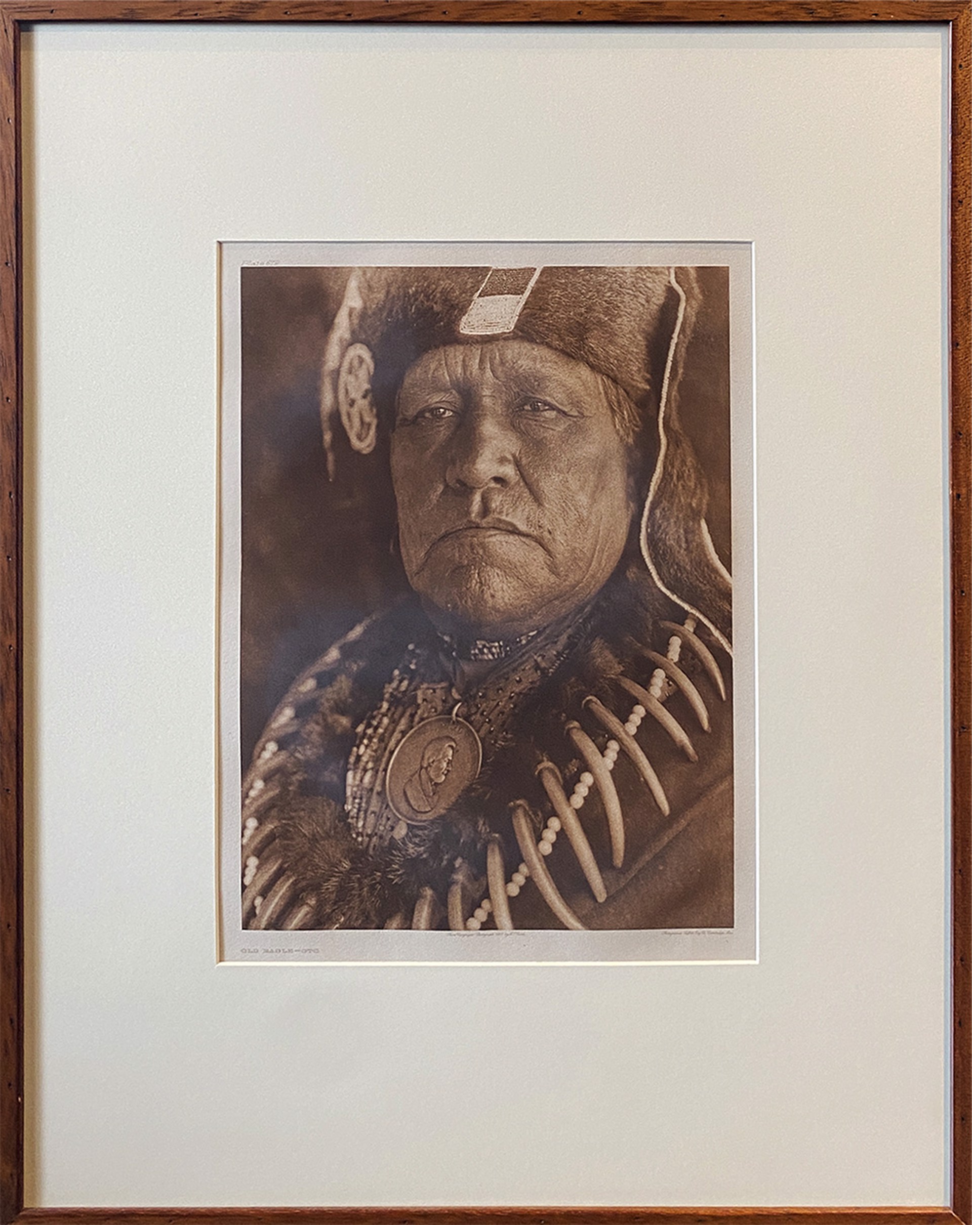 Old Eagle - Oto by Edward S Curtis