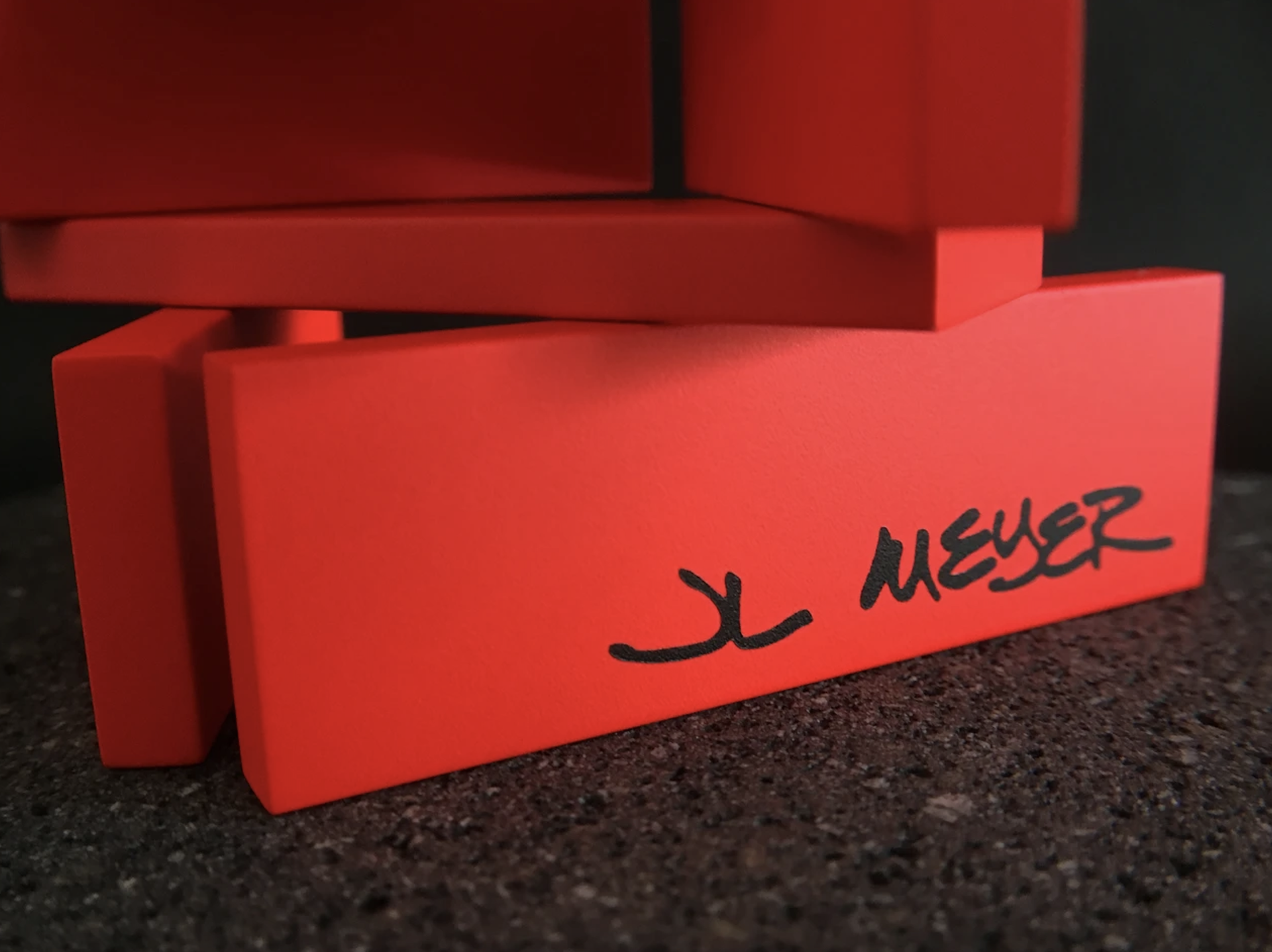 Vertexes - Neon Red by JL Meyer