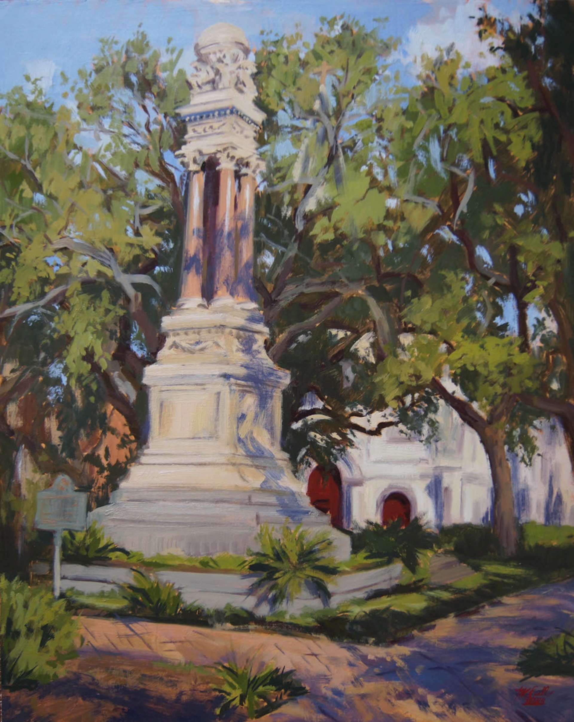 Wright Square Monument by Megan K. Euell