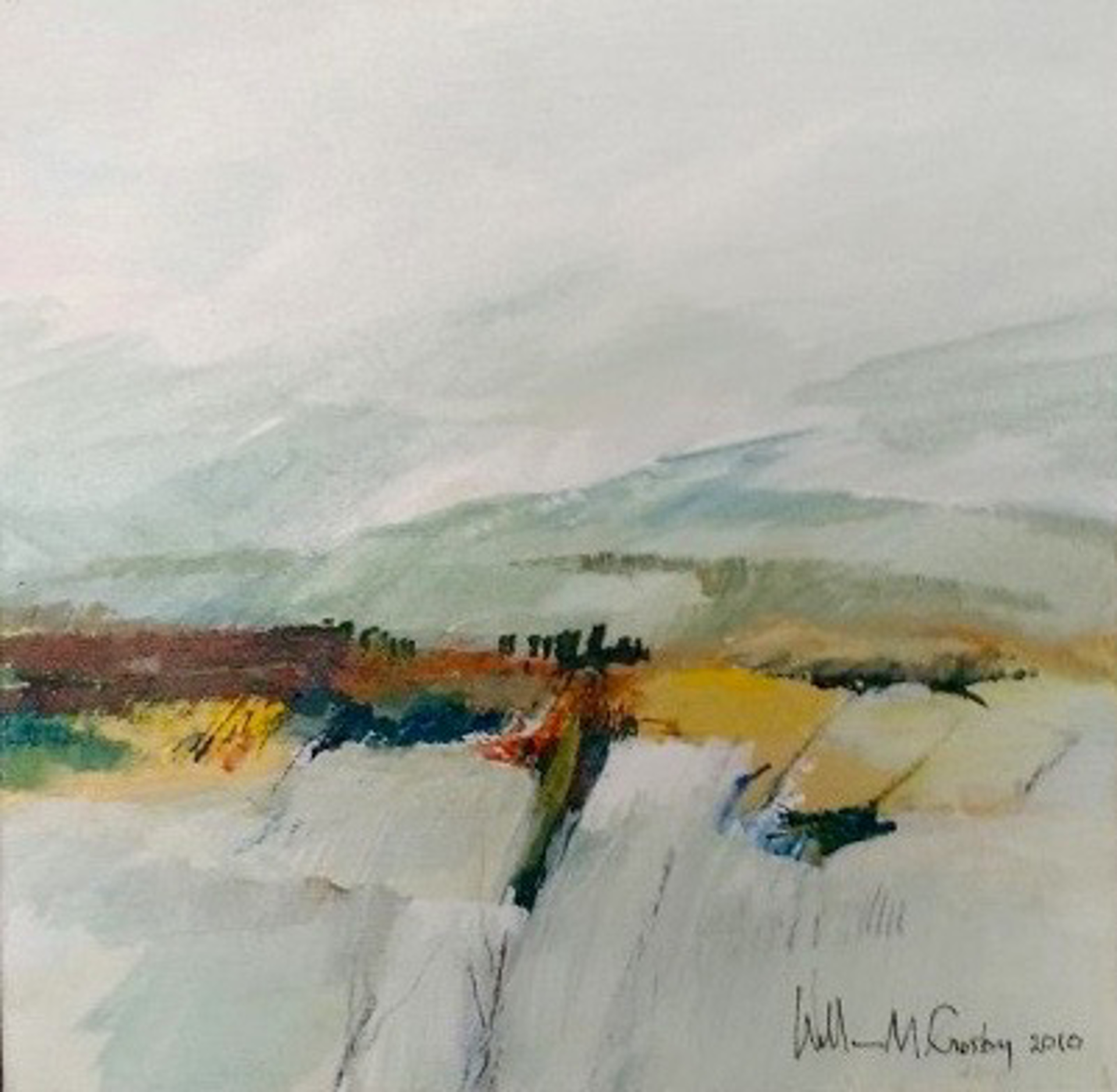 Landscape Gesture #4 by William Crosby - Small Works