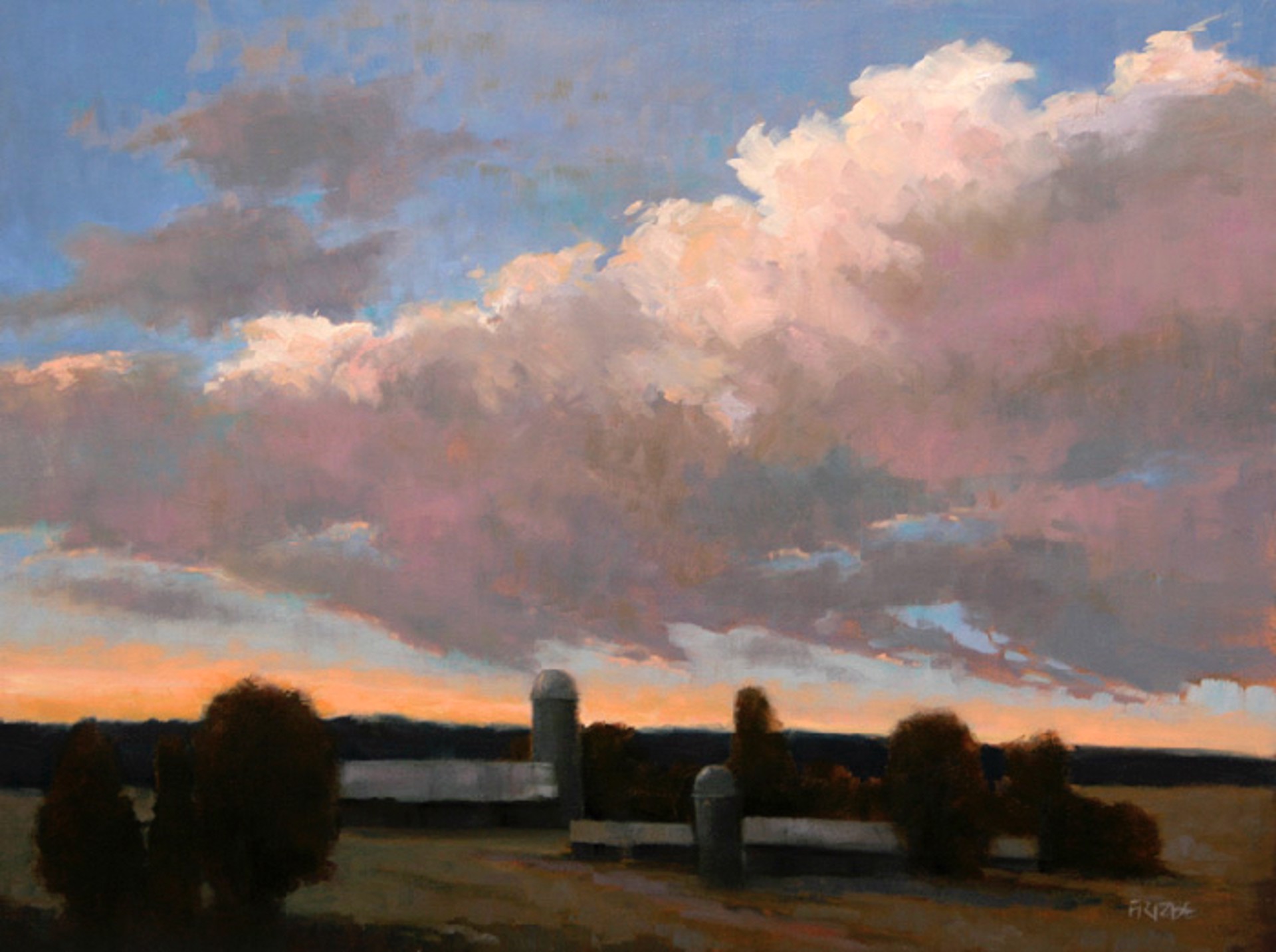 Sky and Field by Paula Frizbe