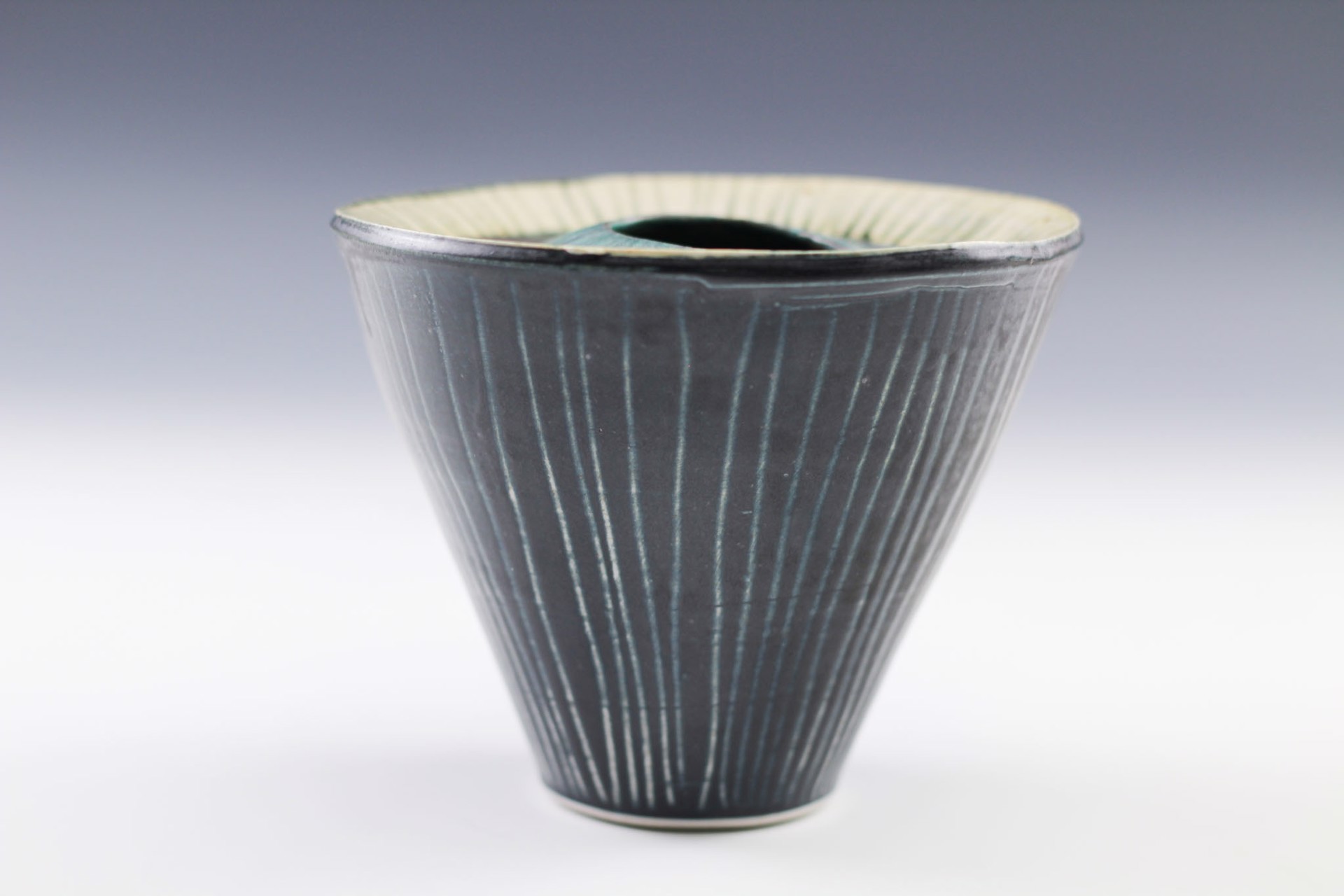 Double Rim Vase by Delores Fortuna