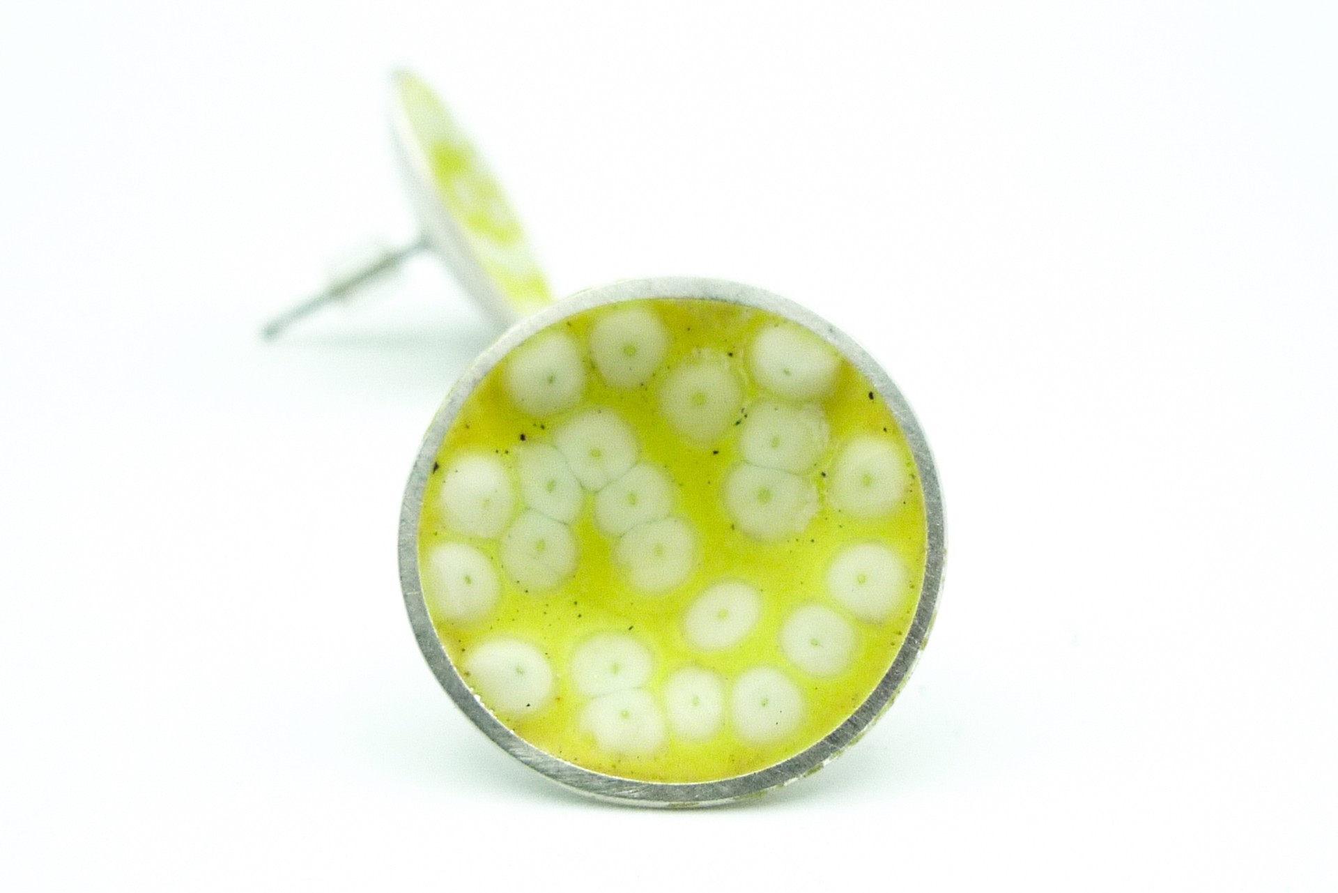 Earrings in Yellow by Jessica Calderwood