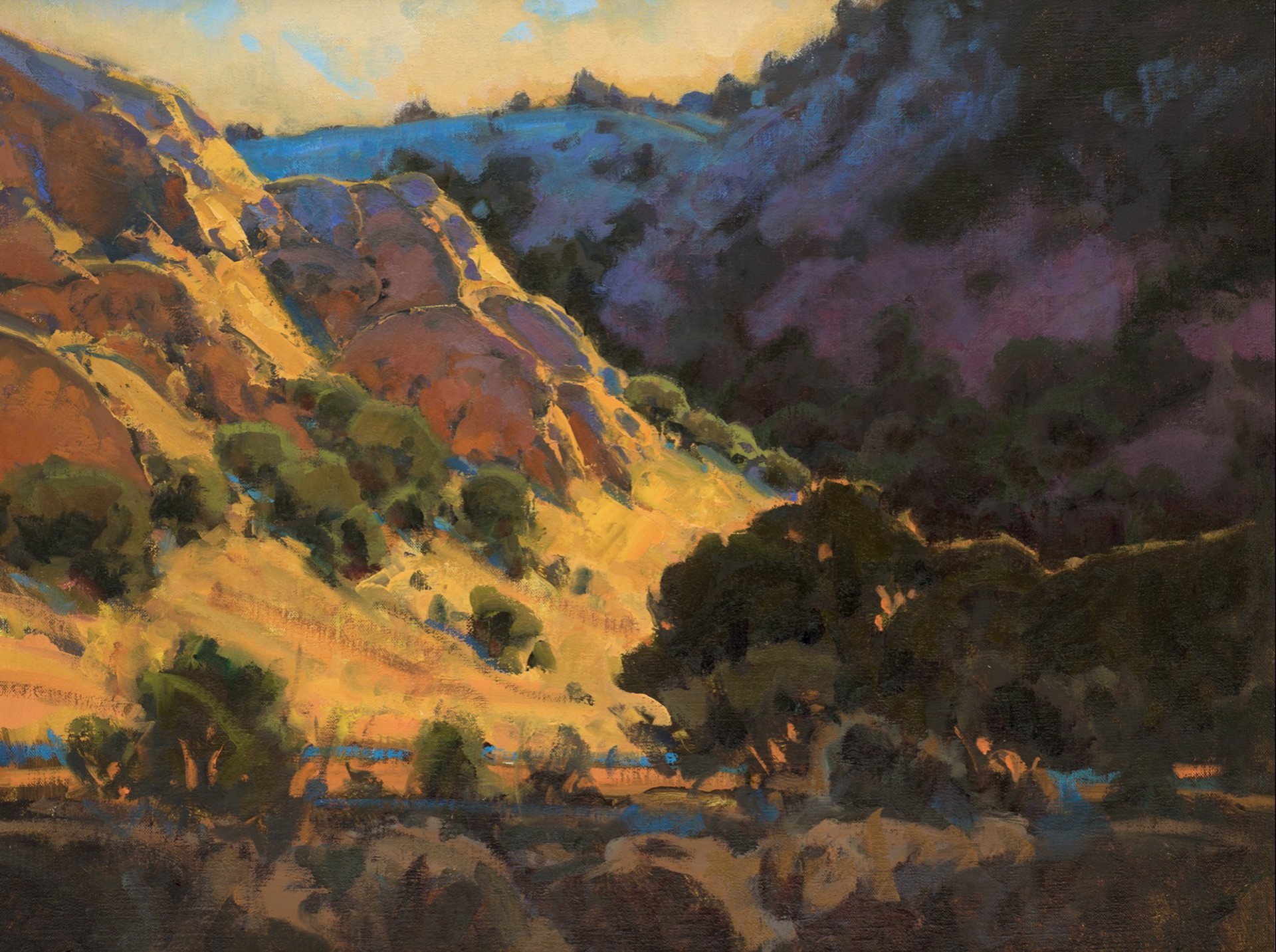 Evening Color in the Canyon by Bill Gallen