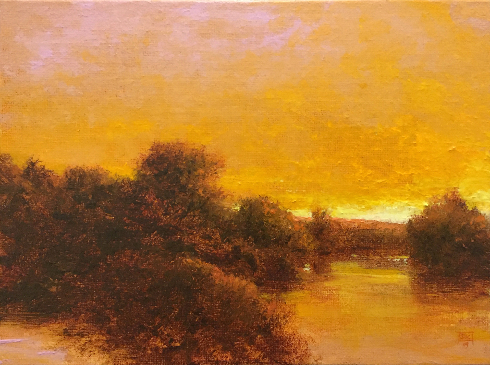 Golden Evening, Grand River by Shawn Krueger