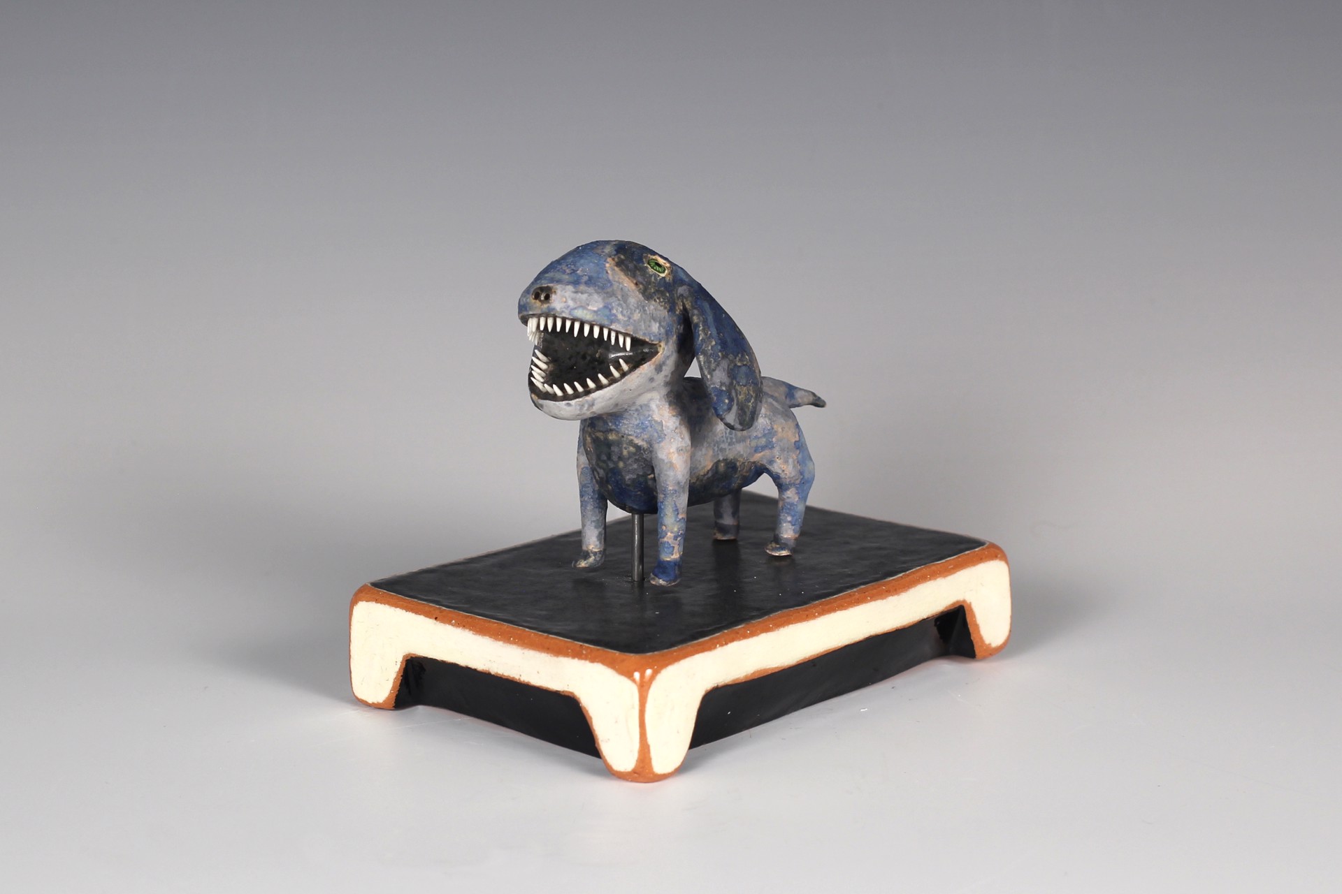 Blue Dog on Base by Wesley Anderegg