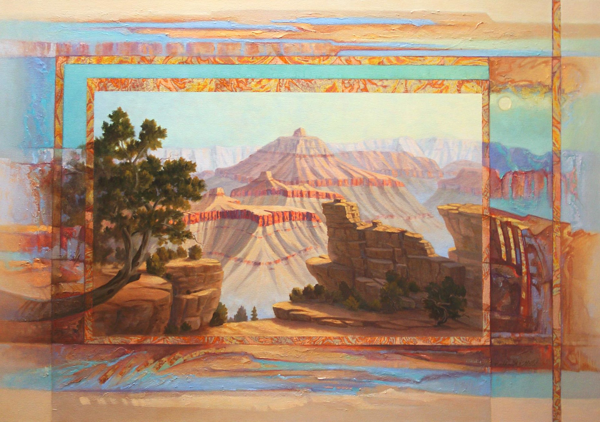 Morning Gentle Light (Grand Canyon) by Marlys Mallét & Michael Redhawk