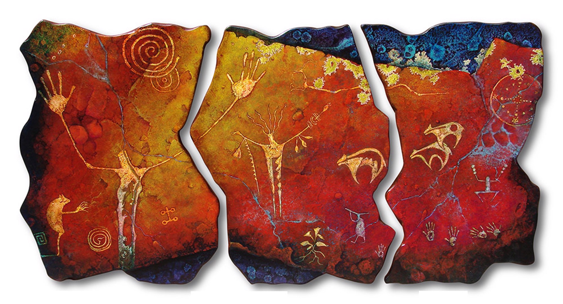 Healers (Triptych) ~ Inquire to Order by Sandra Brestel Limited Editions