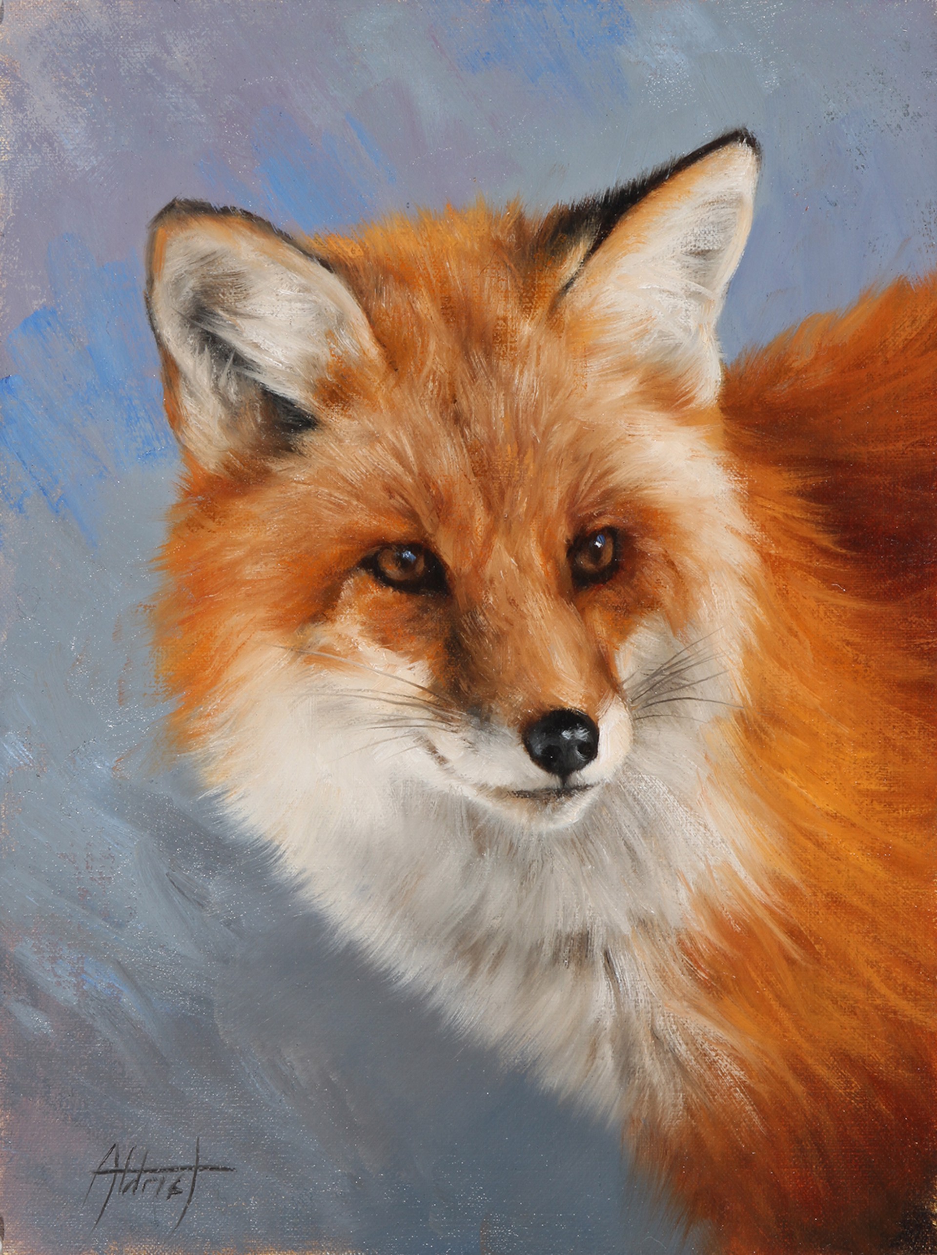 Red Fox Portrait by Ed Aldrich