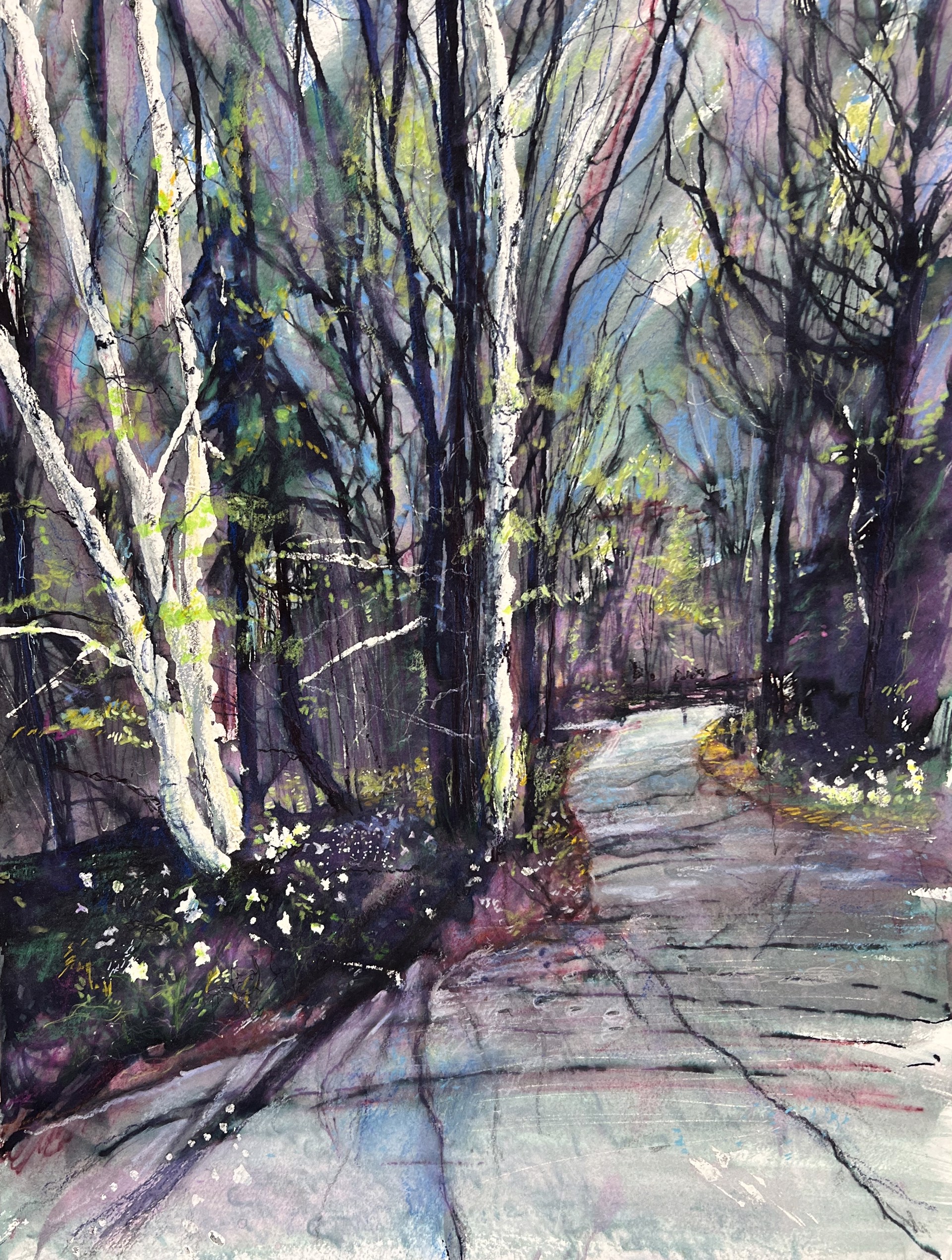 Spring Road We Wandered by Kanella Otto