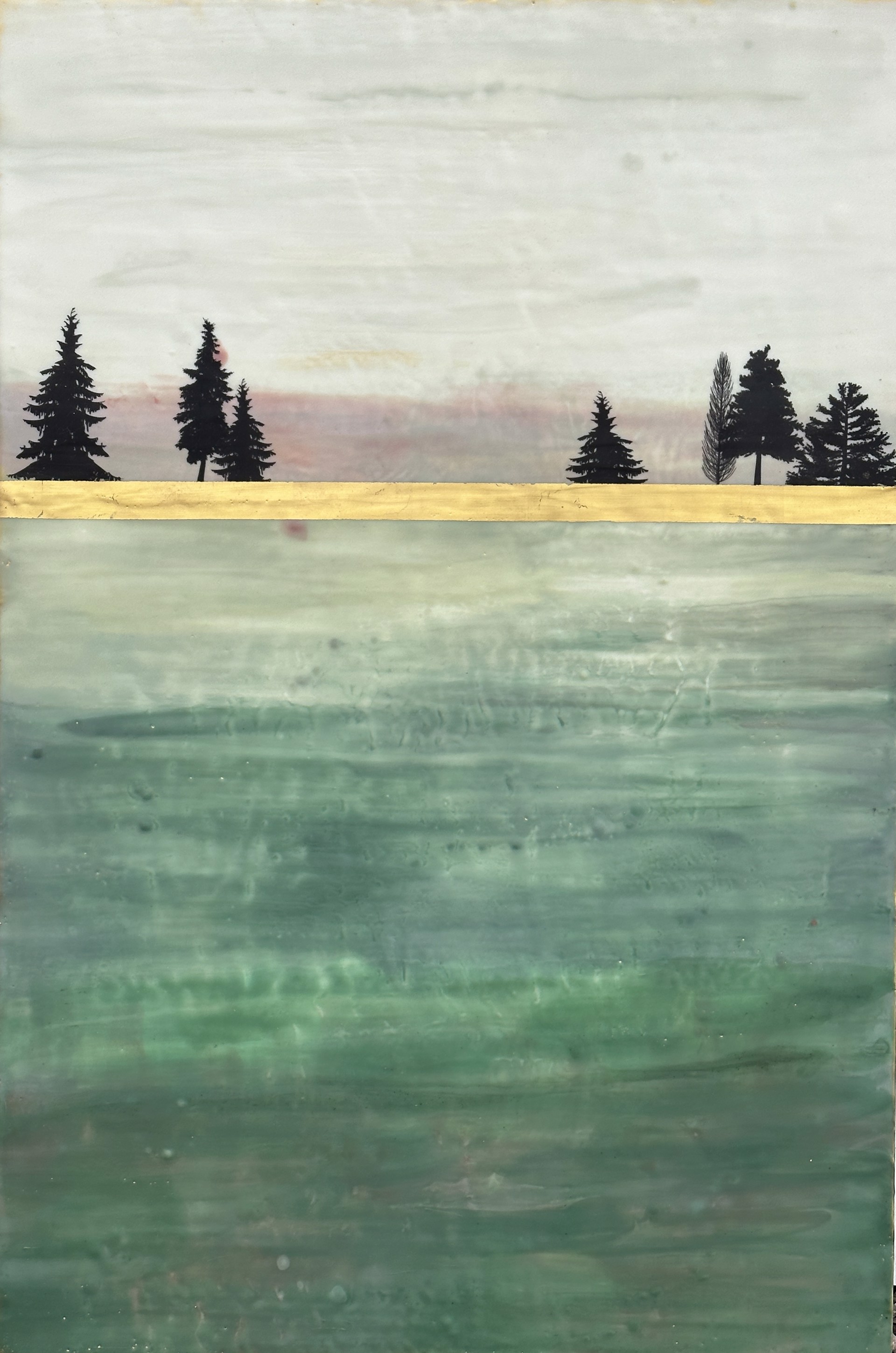 Pines at Sundown by Shari Lyon
