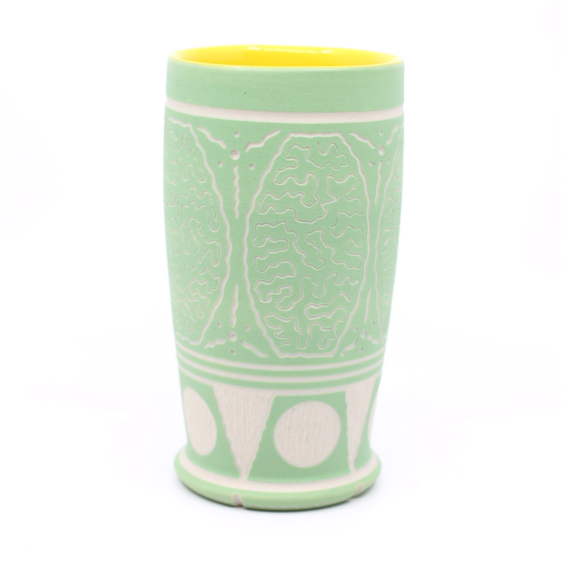 Green & Yellow Cup by Chris Casey