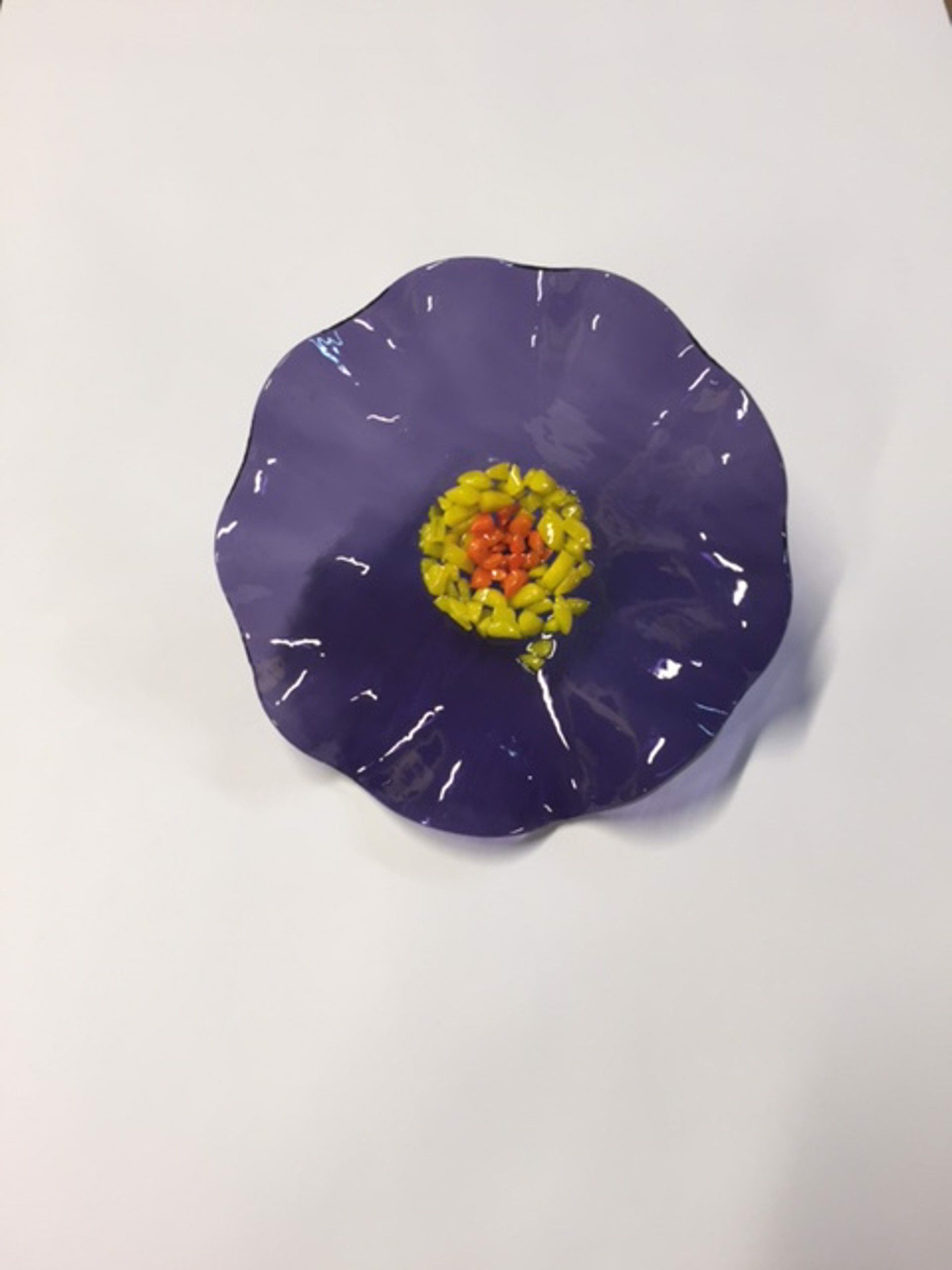 Replacement Flower (M 4") Trans Purple YO by Scott Johnson
