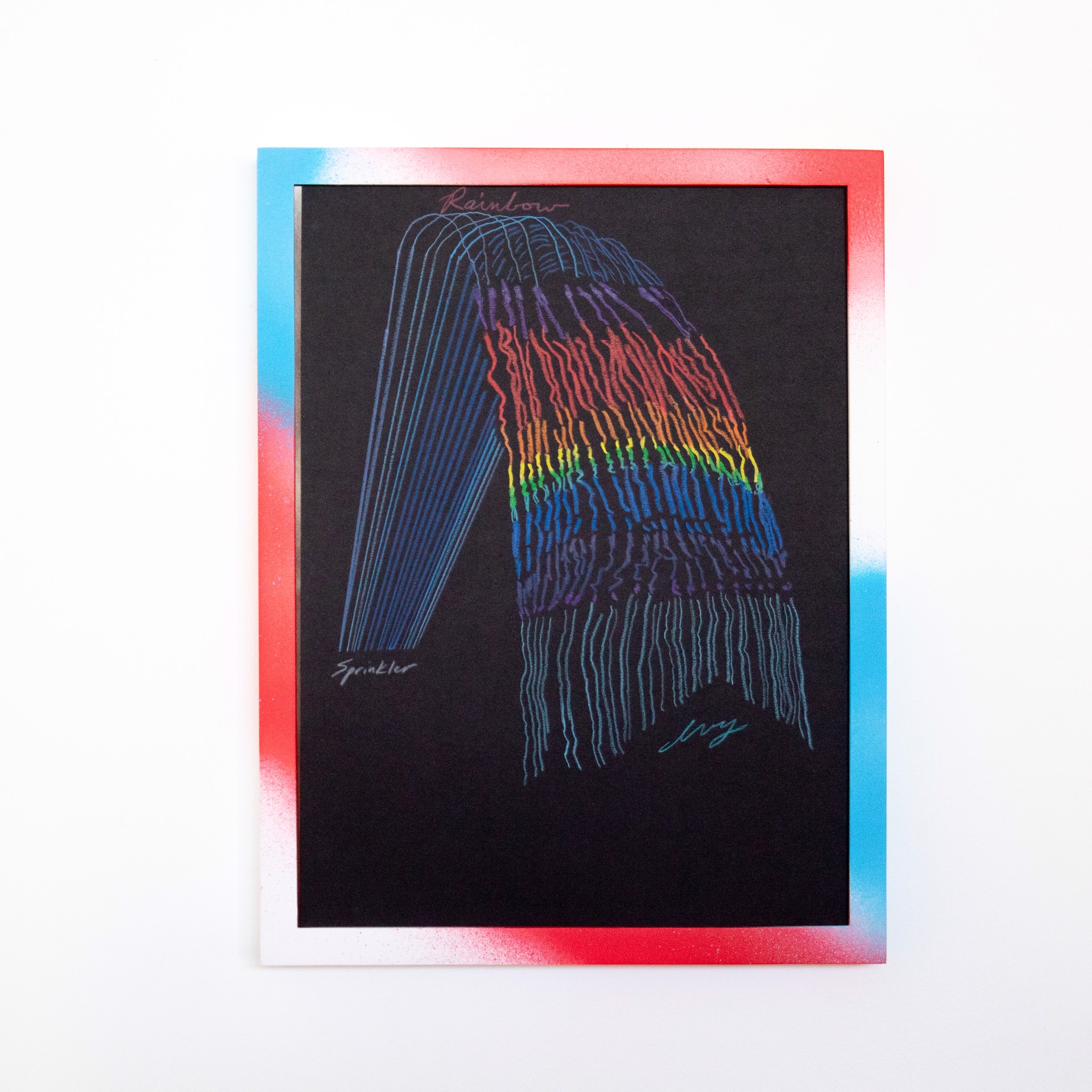Rainbow Sprinkler 1 by Paul Collins