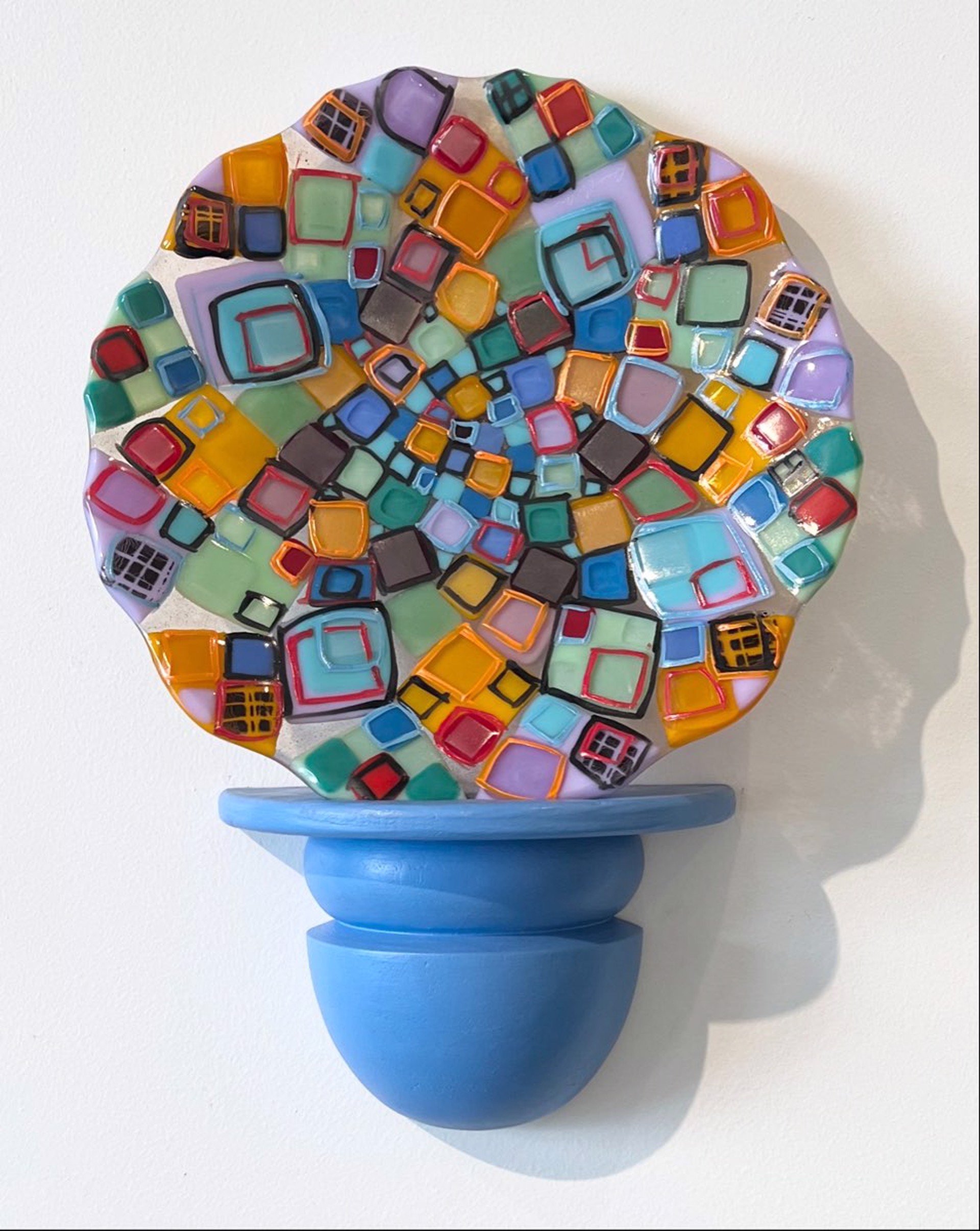 Orange and Blue, Fibonacci Series by Rene Culler