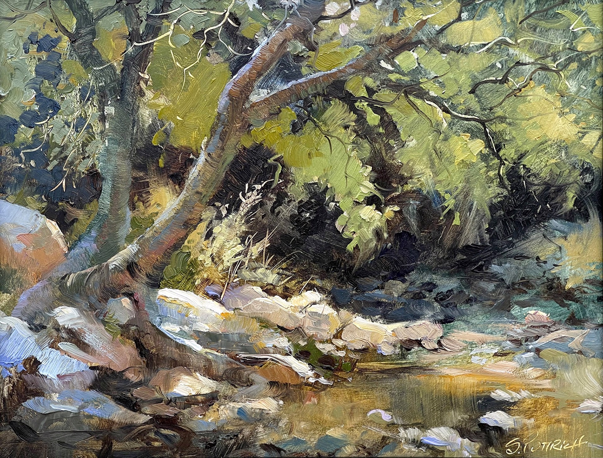 Stephen John Puttrich "Placerita Canyon" by Oil Painters of America