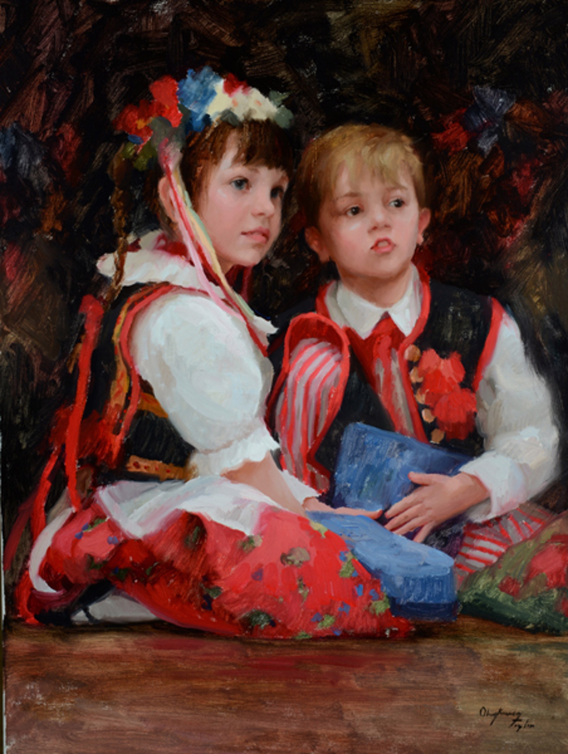 Girl and Boy by Marci Oleszkiewicz