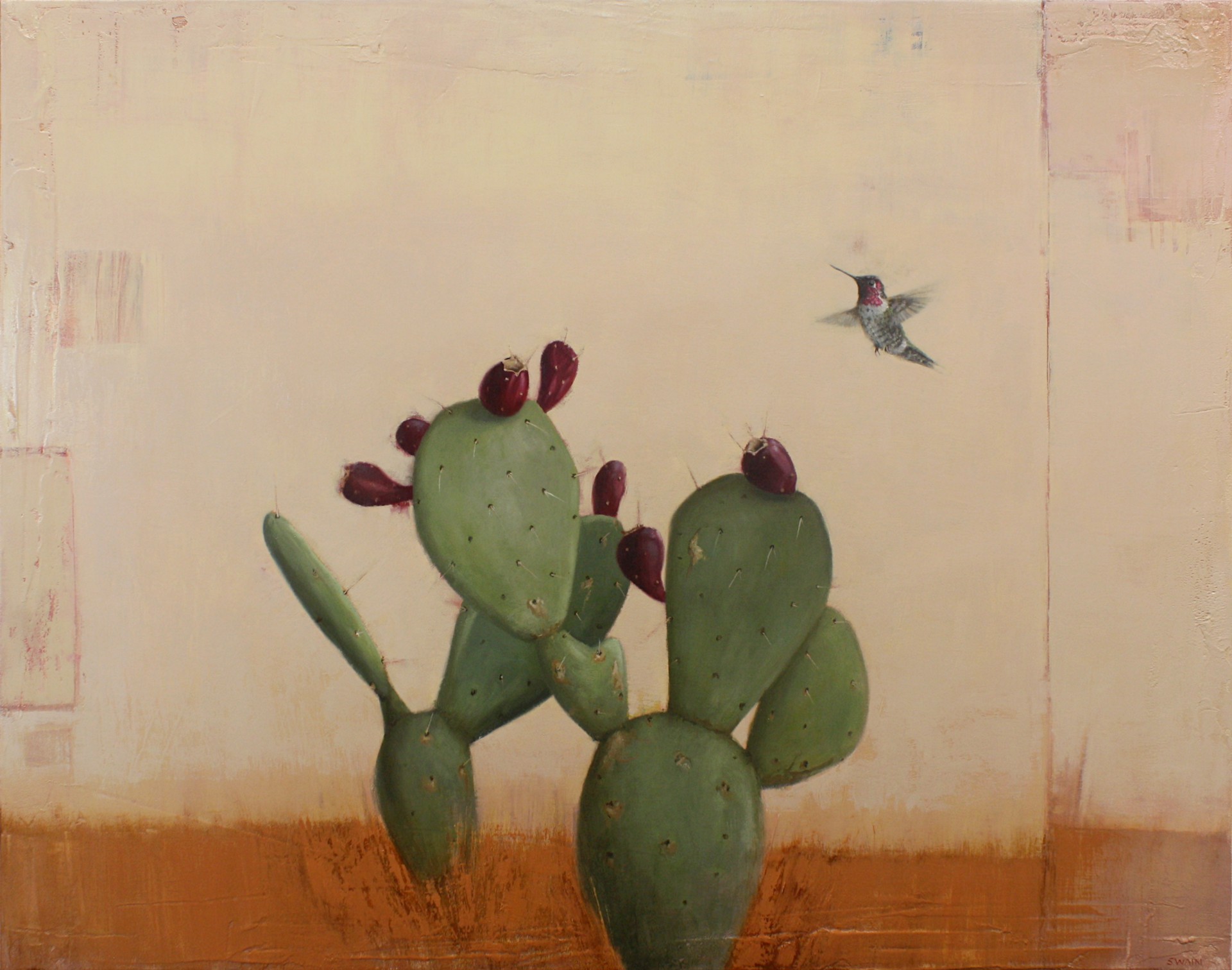 Cactus Humming Bird by Tyler Swain