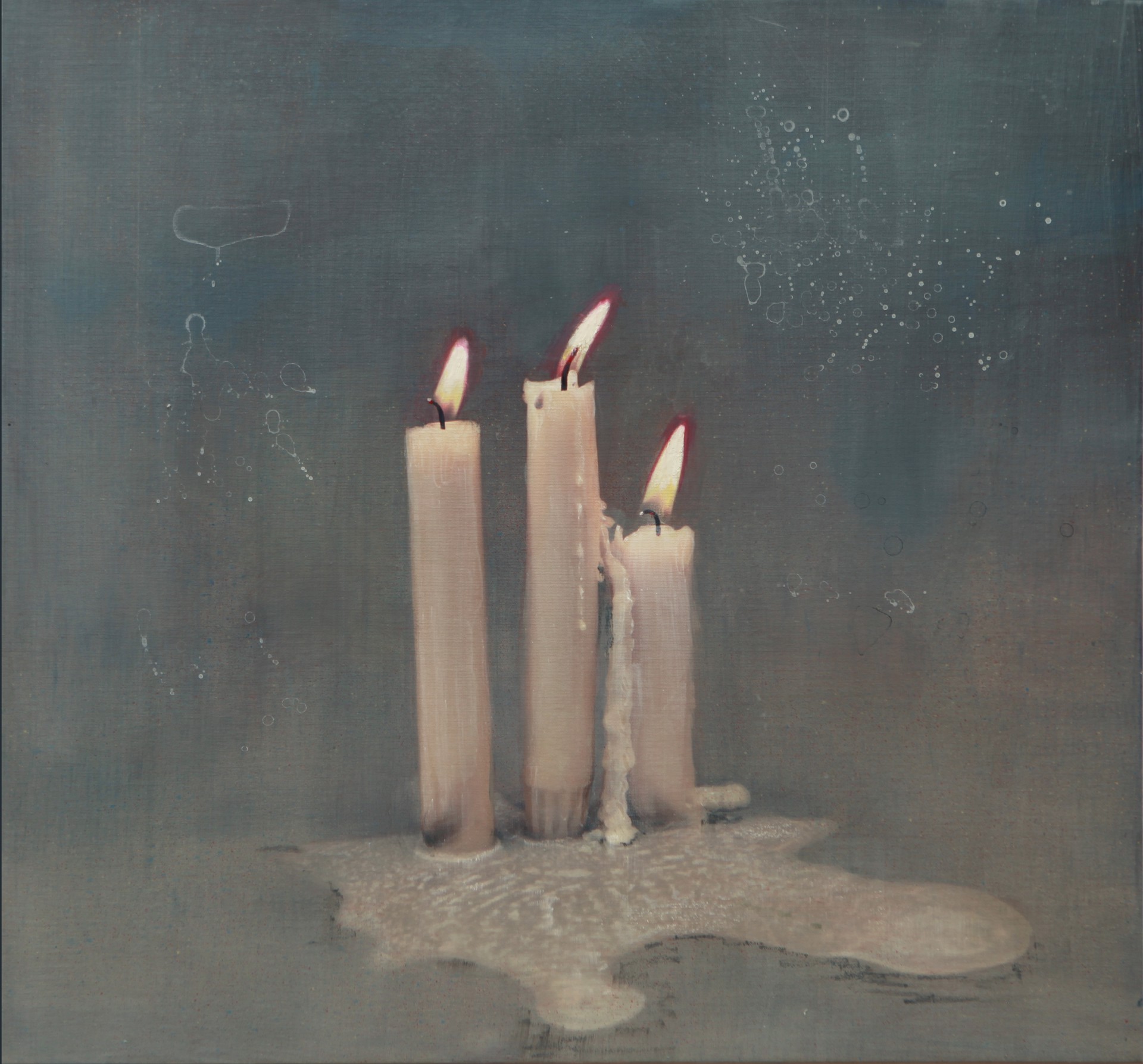 Three Candles by Valentin Popov