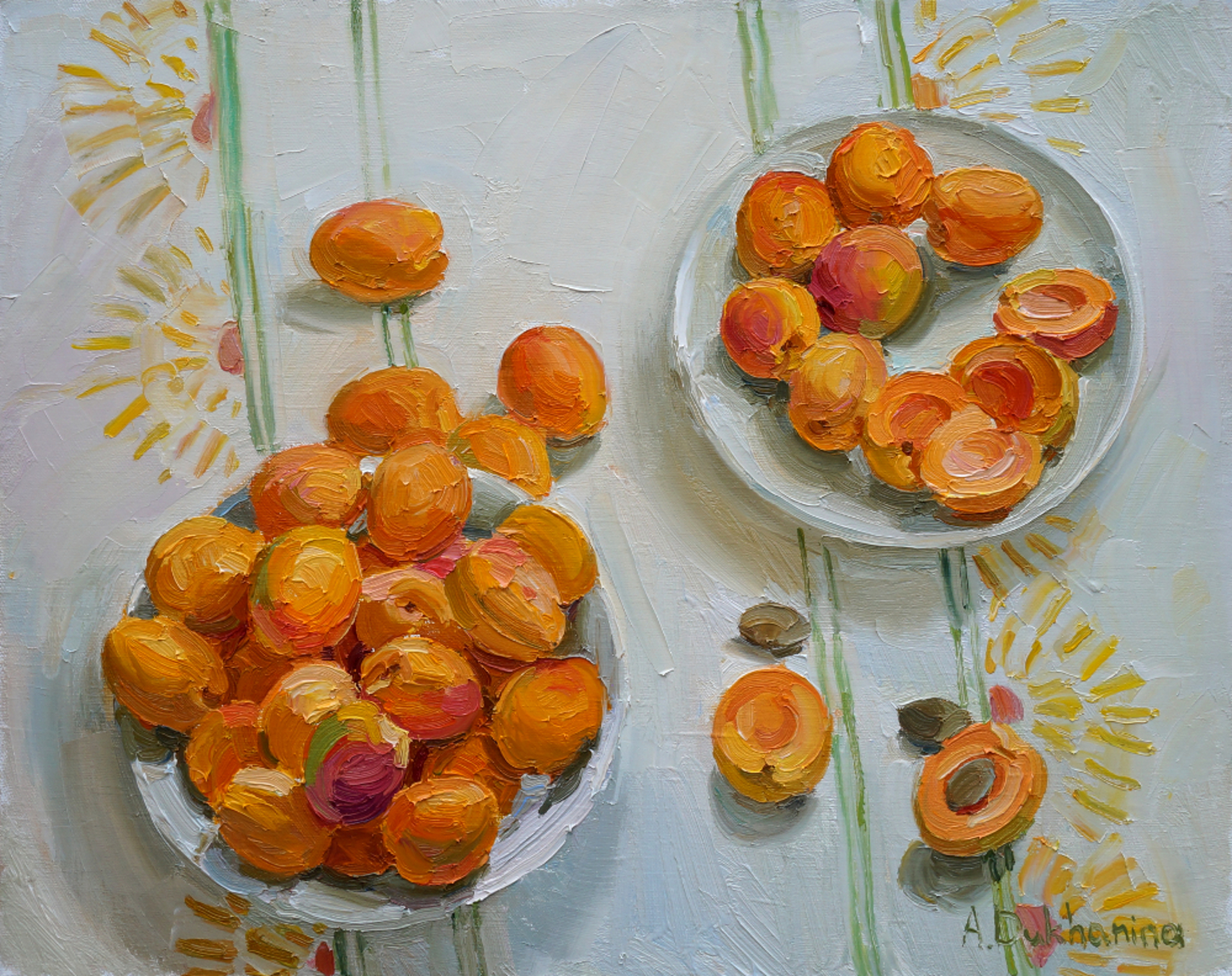 Apricots by Anastasia Dukhanina